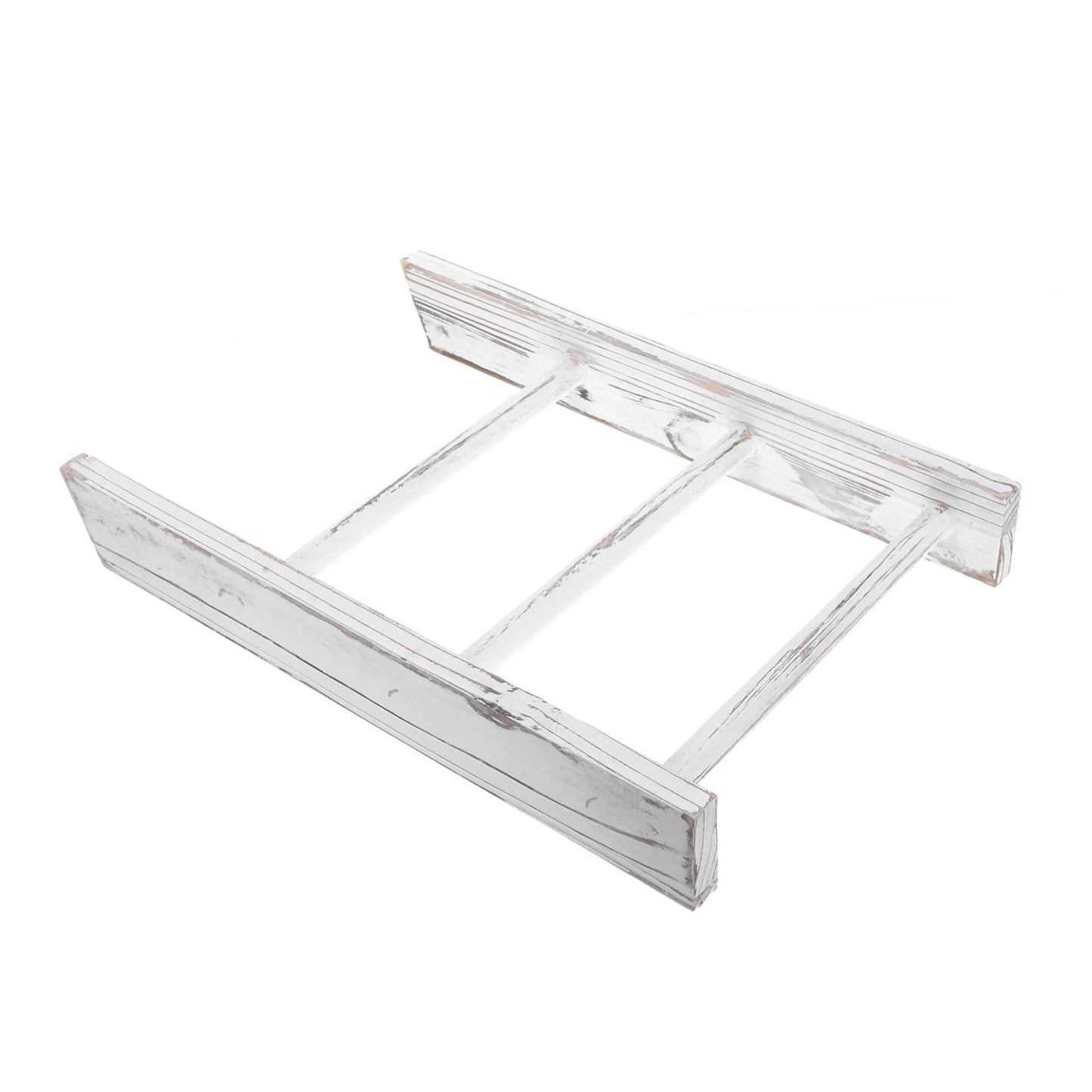 ADOCARN Miniature Ladder Towel Rack with Elegant White Finish Space Saving Rustic Tea Towel Holder for Kitchen Counter and Country Bathroom Decor Versatile Small Ladder Display and