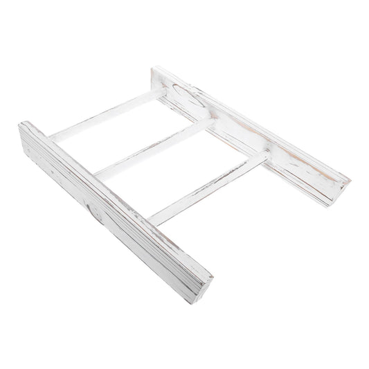 Healifty Mini Ladder Towel Rack Farmhouse Bathroom Wall Decor Chic Rustic Bathroom Towel Holder