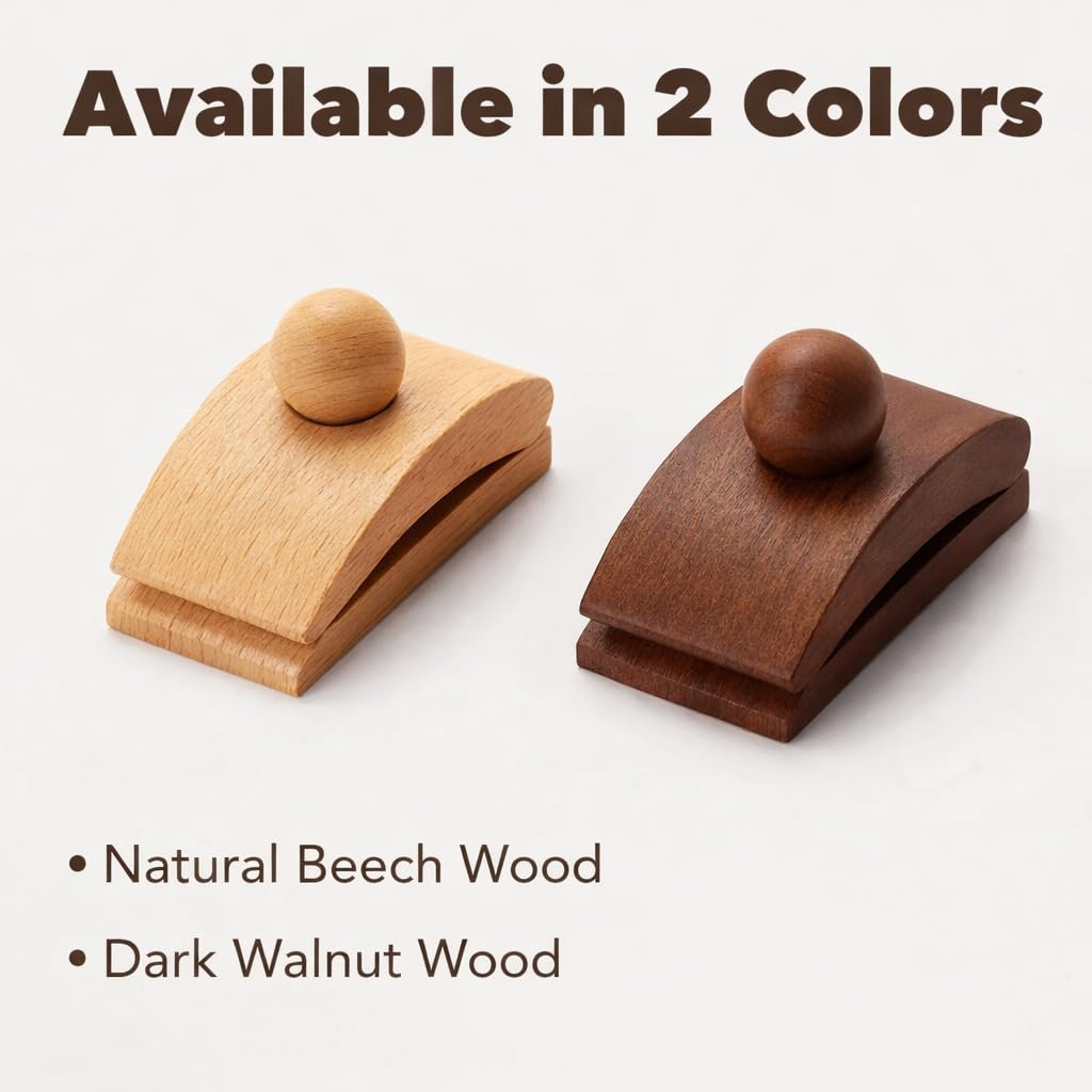 Blanket Hanger for Wall Decor, 4 Pack Solid Beech Wood Blanket Holders with Screws, Wooden Quilt & Tapestry Hangers for Blankets and Throws (Natural Beech)