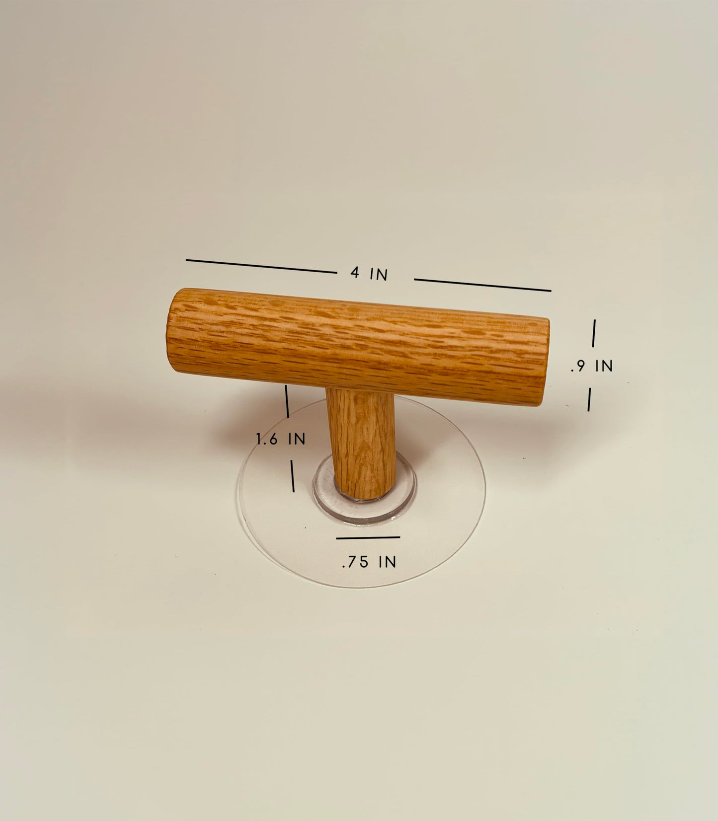 Flynt Ave. Wooden Coat Hooks, Decorative Wall Hooks for Bags, Hats, Coats, Purse, Heavy Duty, Sturdy, Natural Oak, Easy to Install, Holds Up to 7lbs - Pack of 5