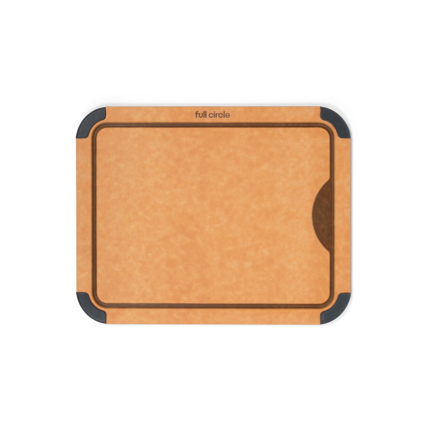 Full Circle Better-Than-Wood Everyday Cutting Board – 11”x14" – Dishwasher Safe, Reversible & Lightweight, Ultradurable Wood Composite Construction, Non-Slip Feet with Juice Groove