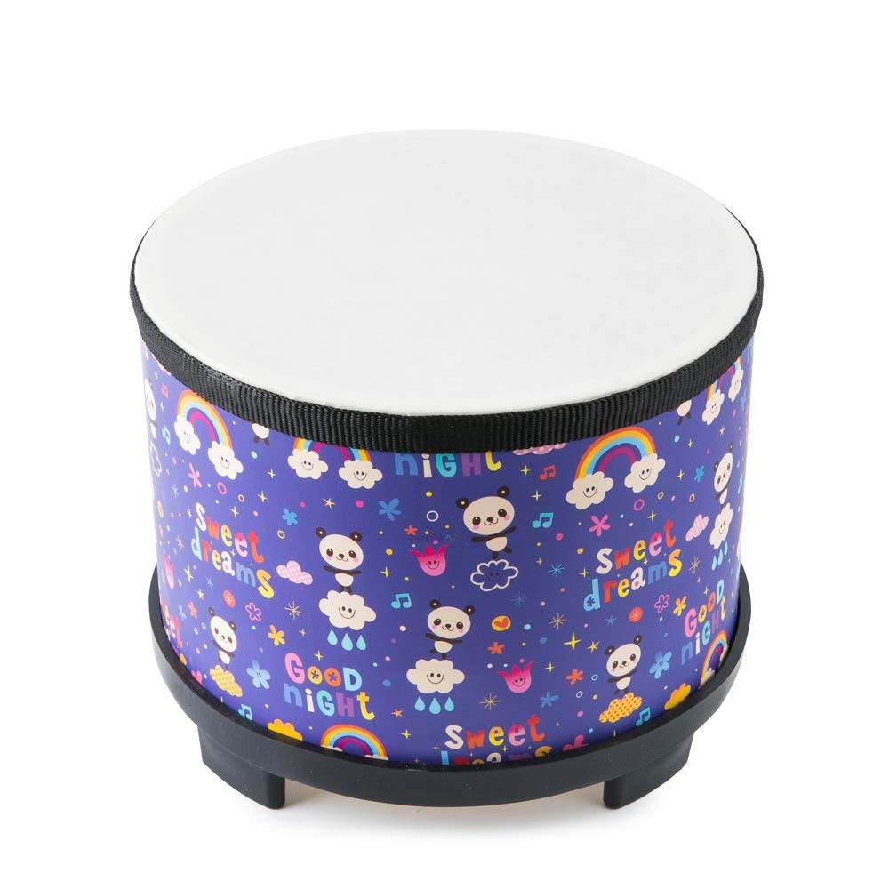 Kids Floor Tom Drum Toddlers: Baby Music Toys 8 inch Percussion Instrument Child Drums - Montessori Toys Wooden Drum for Preschool Educational Birthday (Purple 8")