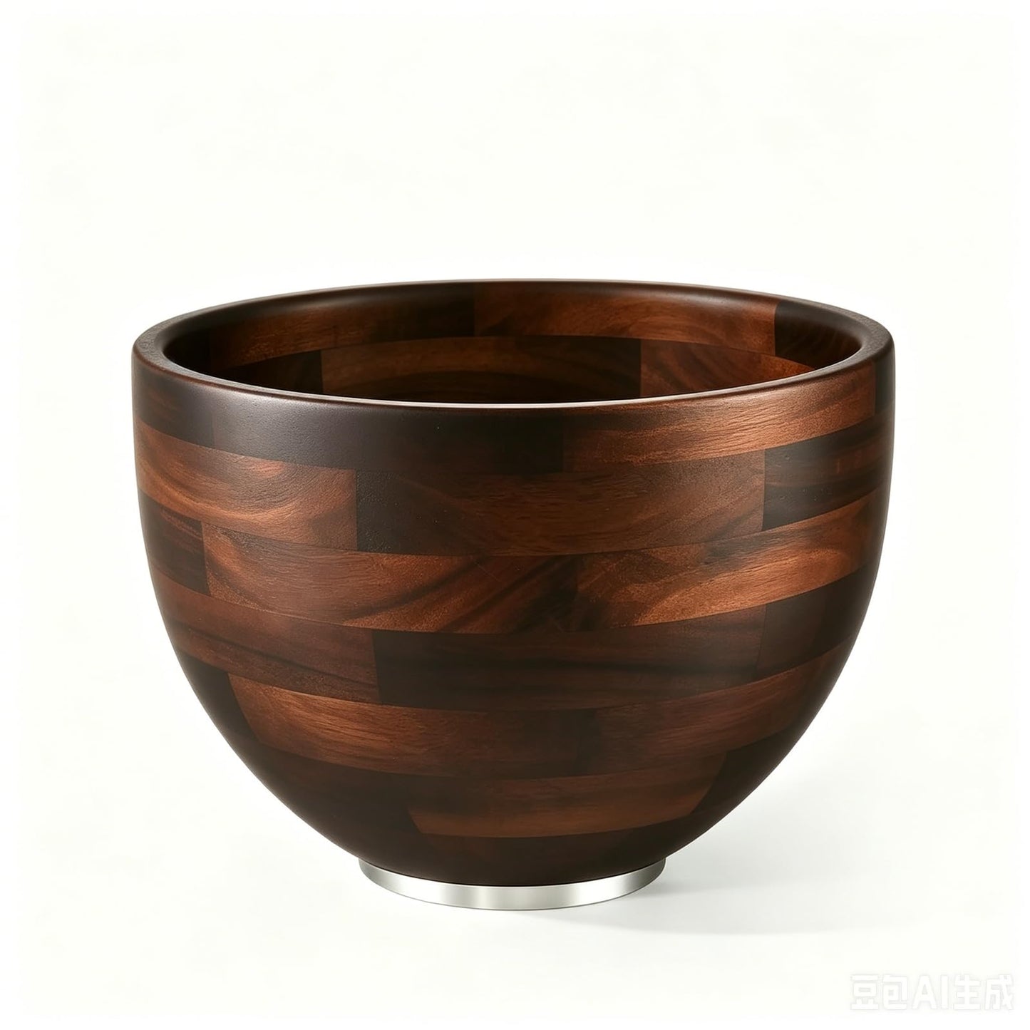 Ciunura Premium Acacia Wooden Mixing Bowl for K45 & KSM150 Series, 4.5&5 Qt Tilt-Head Models, Natural Wood Bowl with Stainless Steel Precision Locking Base for Kitchen Aid Mixers(Acacia)