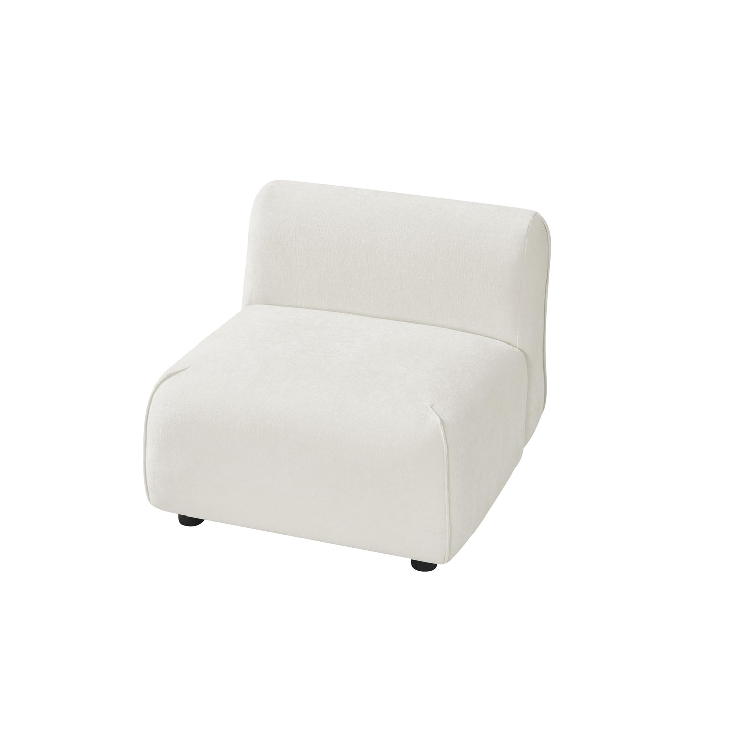 Christopher Knight Home Milio Modern Accent Chair with Ottoman Foot Rest, Wooden Frame Club Chair and Ottoman, Comfy Living Room Lounge Chair with Coffee Table, Single Sofa and Footstools, Beige