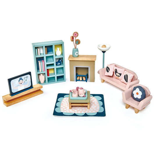 Tender Leaf Toys - Dovetail Dollhouse Accessories - Detailed Wooden Furniture Sets and Room Decor - Encourage Creative and Imaginative Fun Play for Children - Age 3+