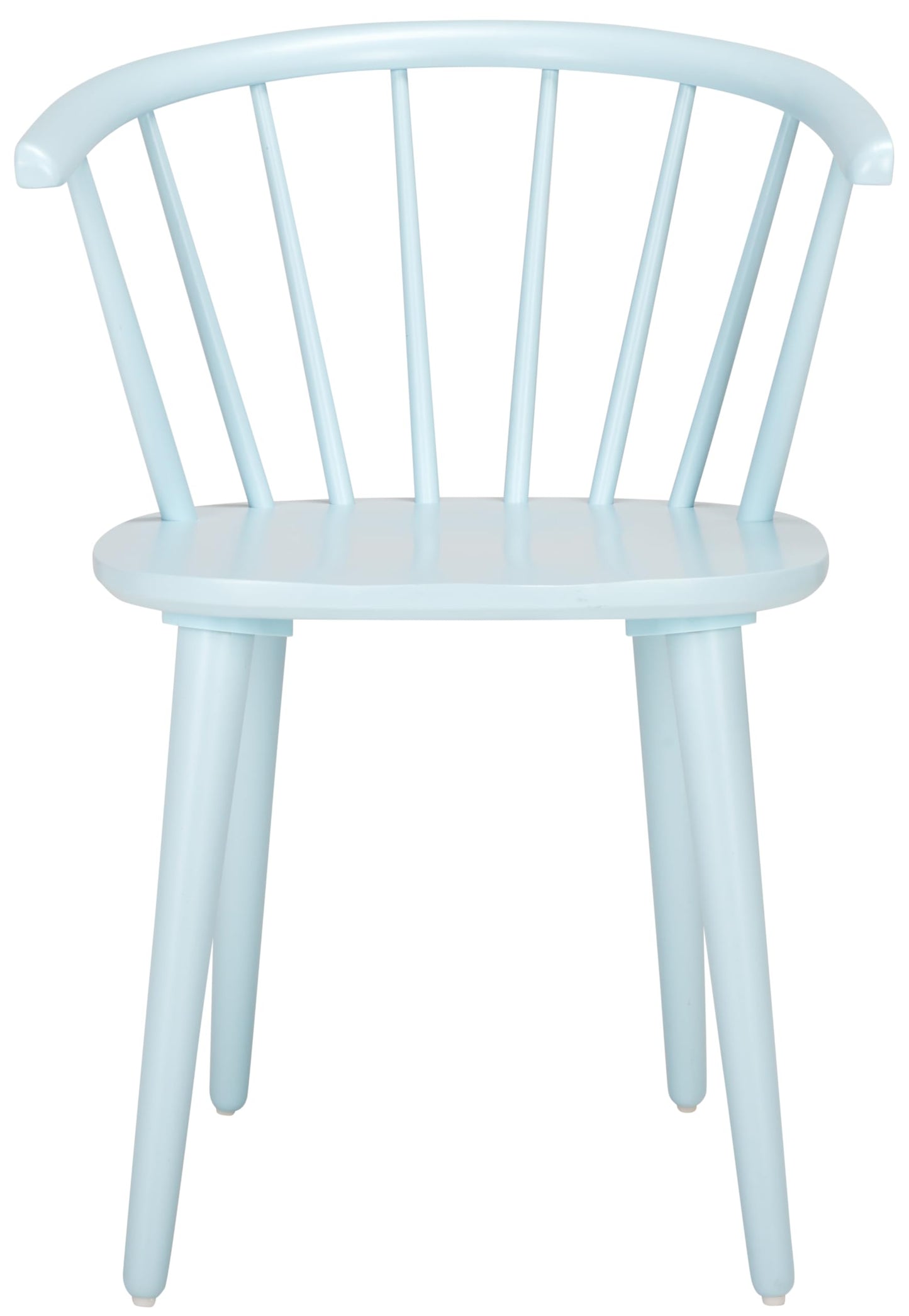 SAFAVIEH Furniture - Blanchard Side Chair Set of 2 - Pale Blue - Solid Wood - Modern Clean-Line Design - Ideal for Dining Room, Kitchen, Living Room, 17.9" Seat Height (AMH8512G-SET2)