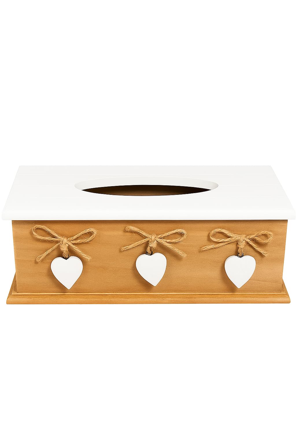 khevga Tissue-Box Wooden Country House Style
