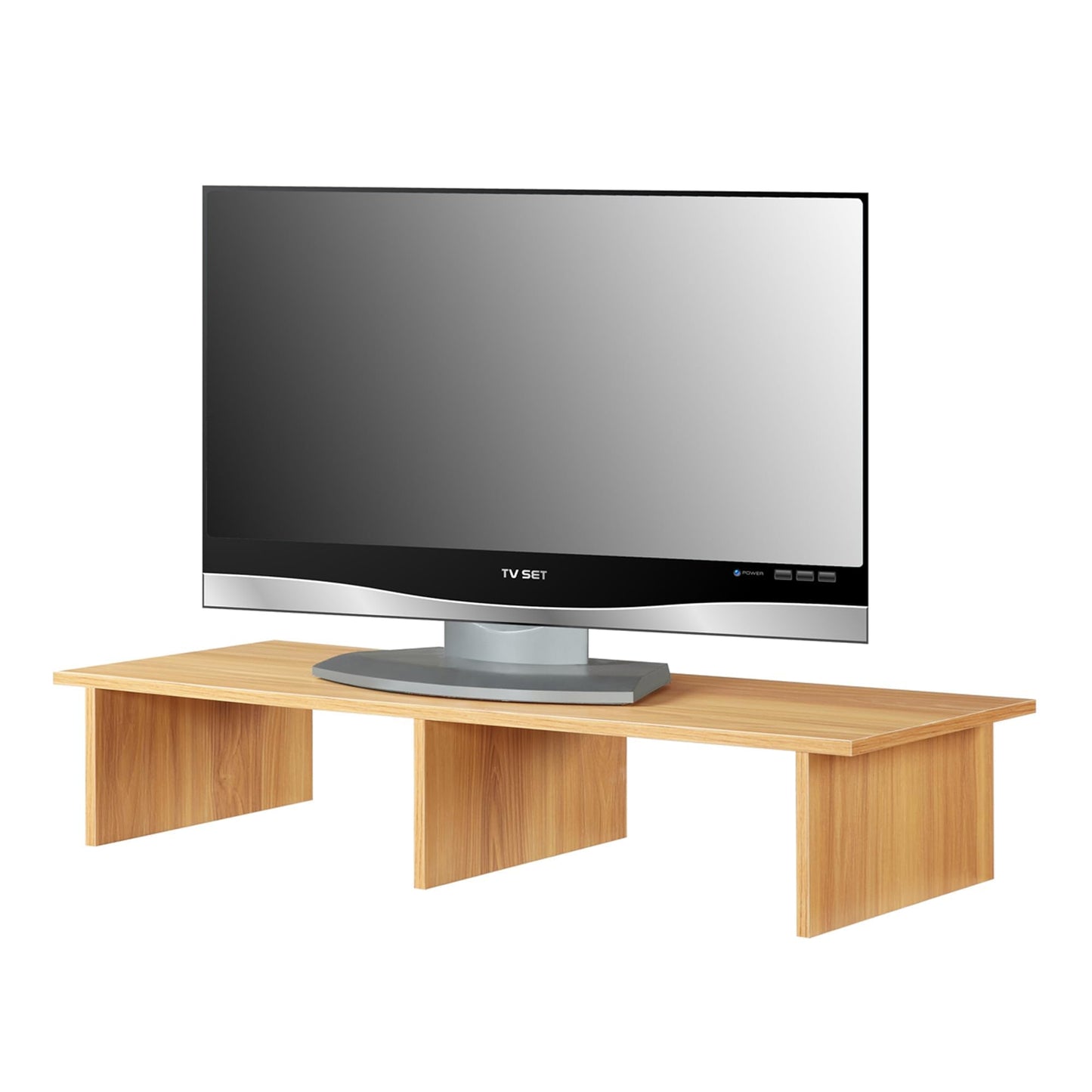 Convenience Concepts Designs2Go TV/Monitor Riser for TVs up to 46 Inches, Light Oak
