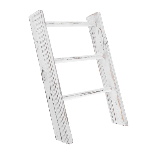 Happyyami Mini Ladder Towel Rack Farmhouse Decor Bathroom Wall Decor Small Ladder Towel Holder