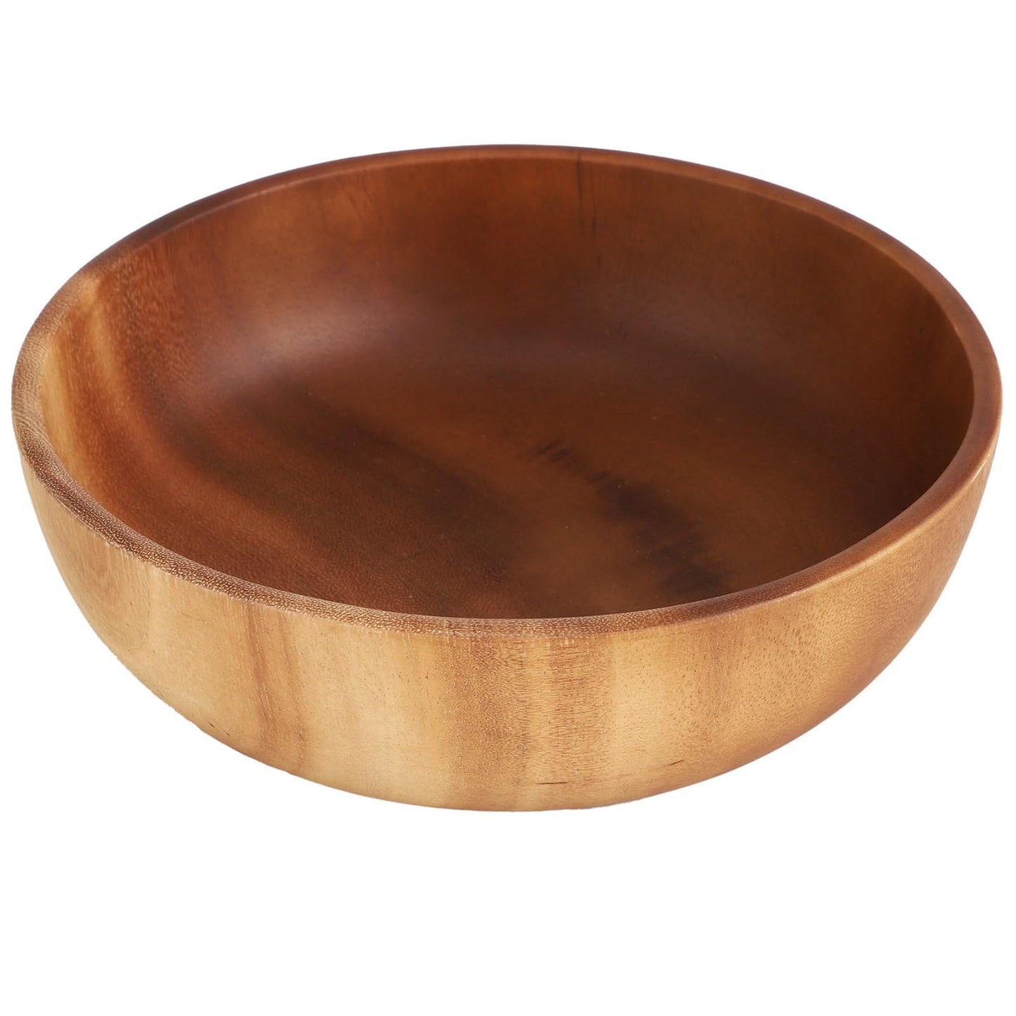 DORMIYA Quality Handcrafted Acacia Wooden Bowl, 9.3 in, Natural Wood Grain & Seamless Design, Food-Safe & Sturdy, Versatile Large Serving/Salad/Snack Bowl for Home, Kitchen