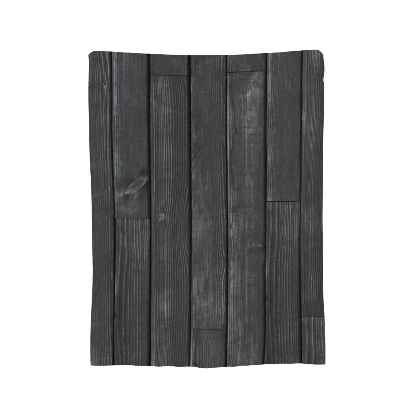 60"X50" Dark Wooden Texture Soft Flannel Blanket - Lightweight and Quick Drying, Used for Home, Travel, Camping