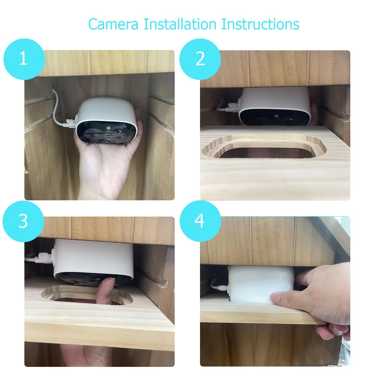 Smart Bird House with Camera, 1080p HD 2.4G WiFi Outdoor Bird Box. Features Auto Capture Bird Video & Motion Detection, Night Vision, App Alerts and Serves as a Bird Nesting Box (Dark, Normal)