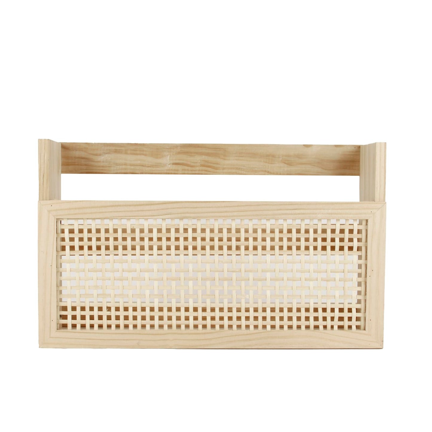YRLSOTGE Wooden Magazine Rack Wall-Mounted DIY Home Decor Magazine Holder Mail Sorter for Office Entryway Kids’ room and Living Room.