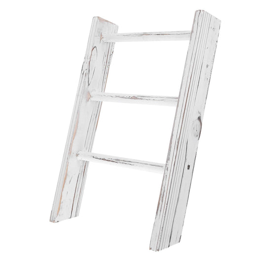 Yardenfun Miniature Ladder Towel Rack Rustic Bathroom Decor Compact Space Saving Design for Farmhouse Aesthetic for Countertop Use Stylish Tea Towel Holder Finish