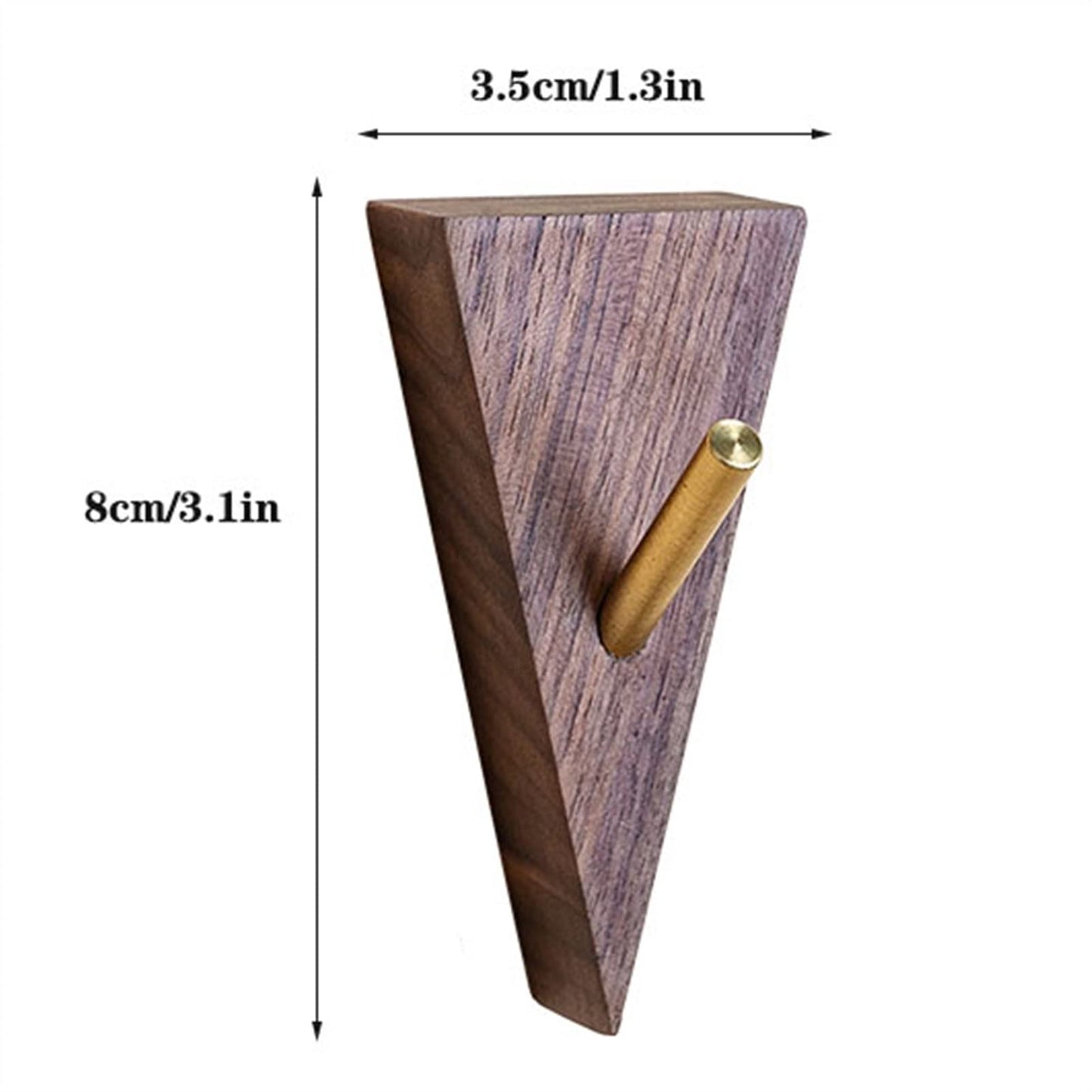 GAORUIFENG Wall Mounted Coat Rack Wall Hanging Coat Rack, Wooden Hook, Coat Hook, Simple Shelf for Entrance, Living Room, Bedroom, Wardrobe, Porch, Kitchen Coat Rack Tree (Color : 1) (D)