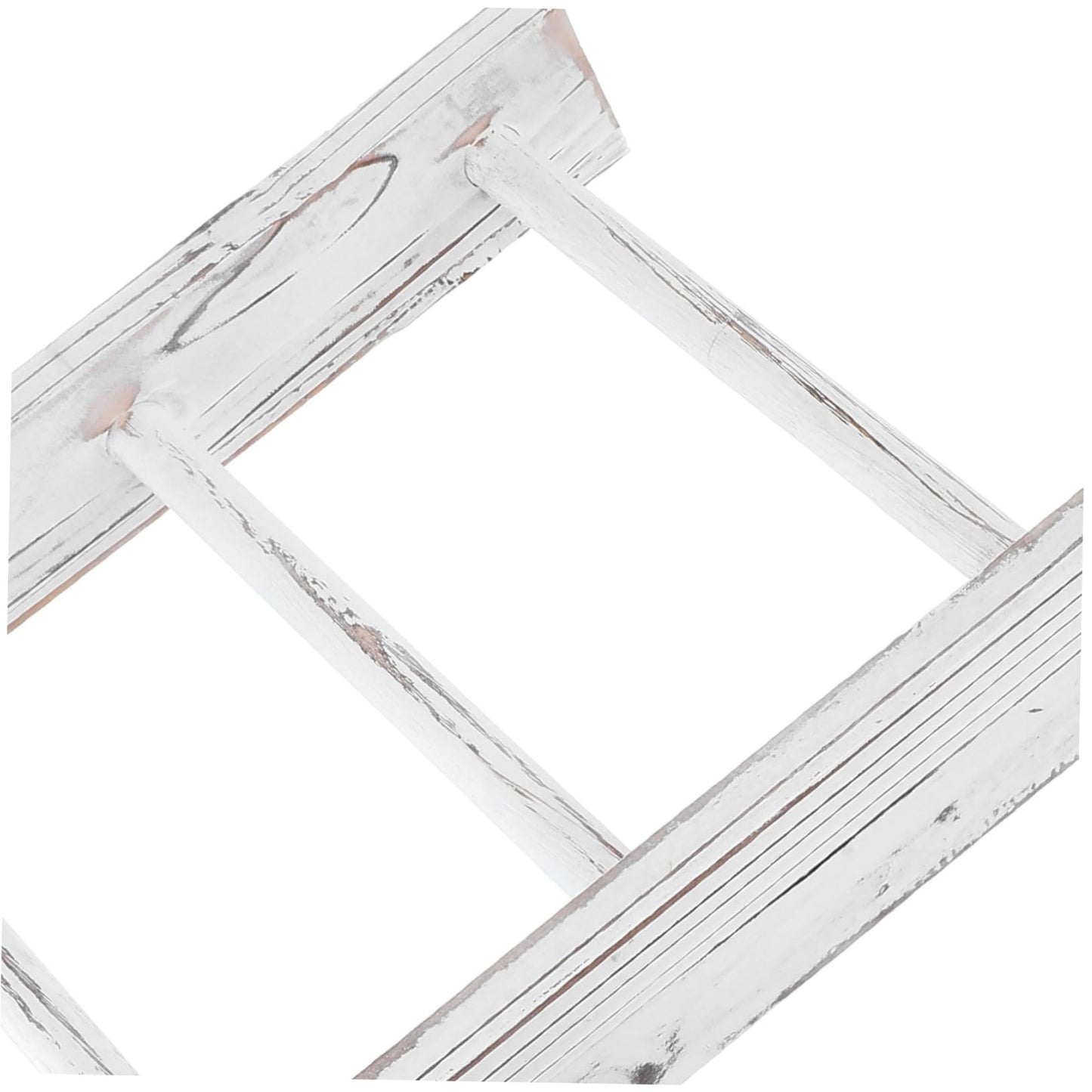Kichvoe Mini Ladder Towel Rack for Bathroom and Kitchen Counter Compact Rustic Farmhouse Tea Towel Holder Space Saving White Decorative Ladder for Small Bathrooms and Wall Display