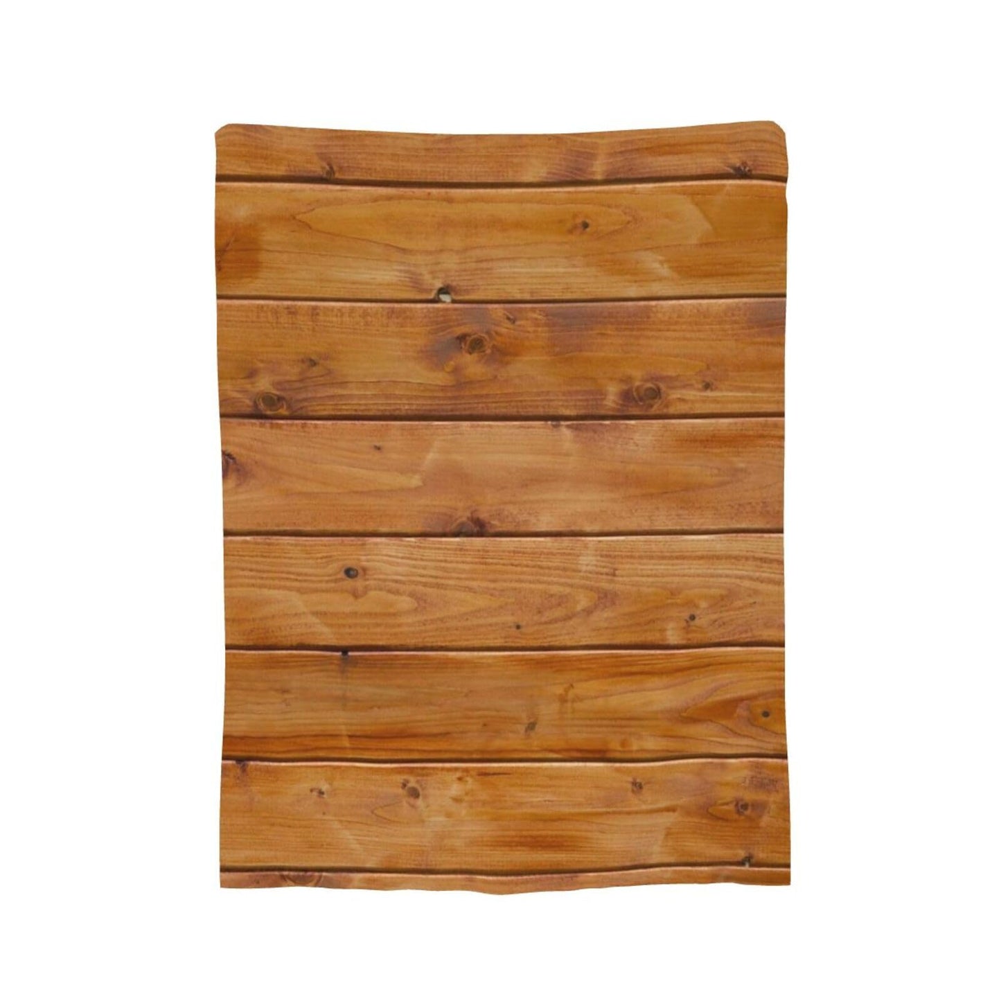 50"X40" Wooden Plank Texture Soft Flannel Blanket - Lightweight and Quick Drying, Used for Home, Travel, Camping