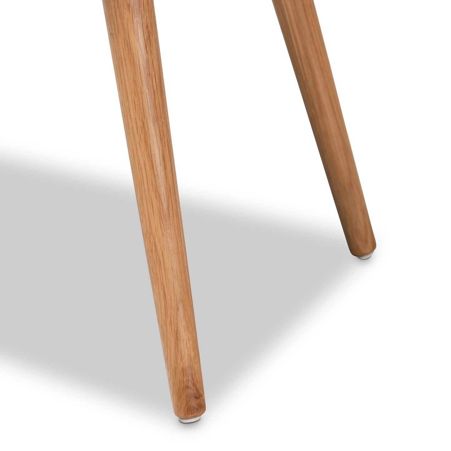 Baxton Studio Banner Mid-Century Modern Light Brown Fabric Upholstered and Oak Brown Finished Wood Accent Bench