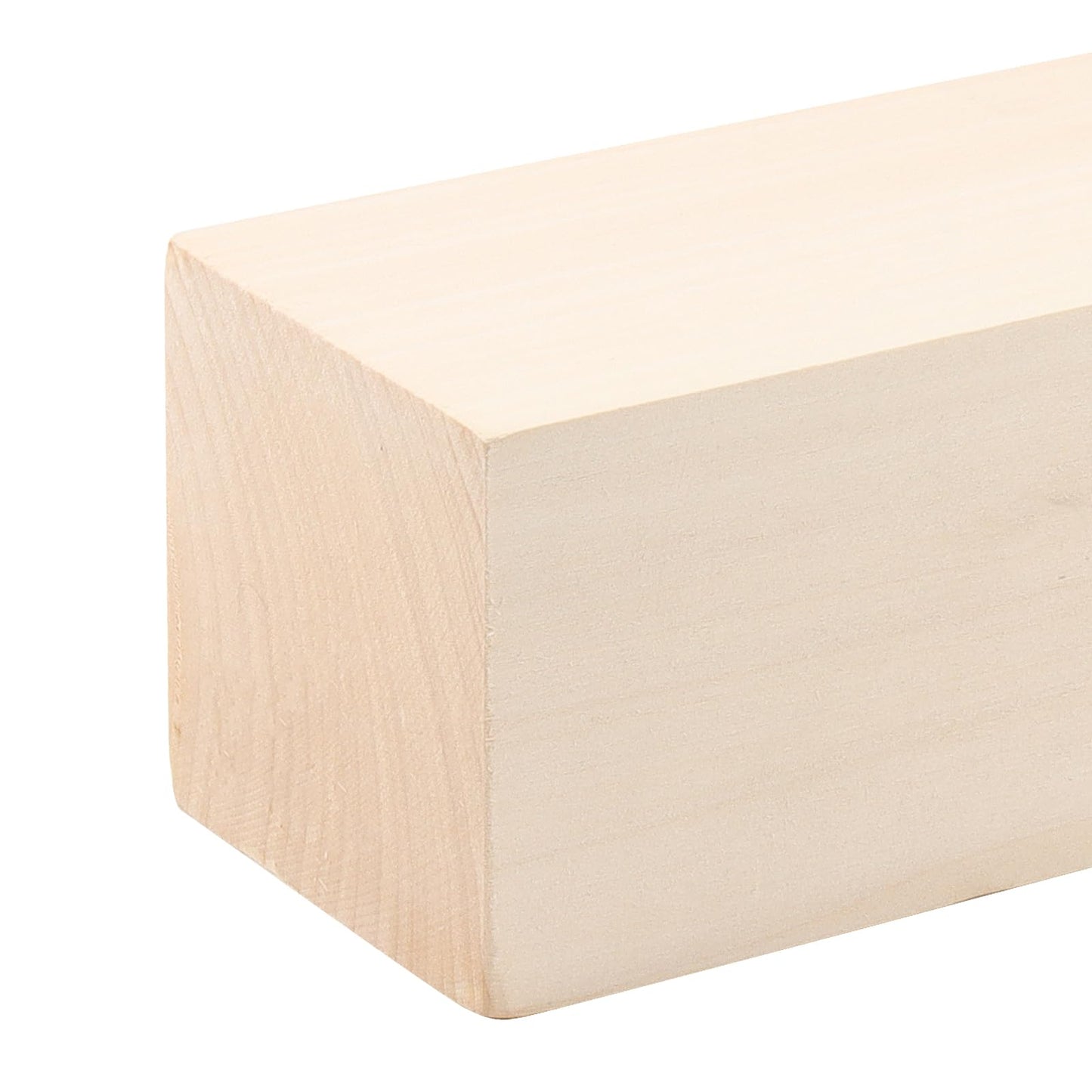 MUKCHAP 4 PCS 6 x 3 x 3 Inch Basswood Carving Blocks, Whittling Wood Blocks, Unfinished Basswood Carving Blocks for Beginners, DIY Crafting, Sculpture Artist