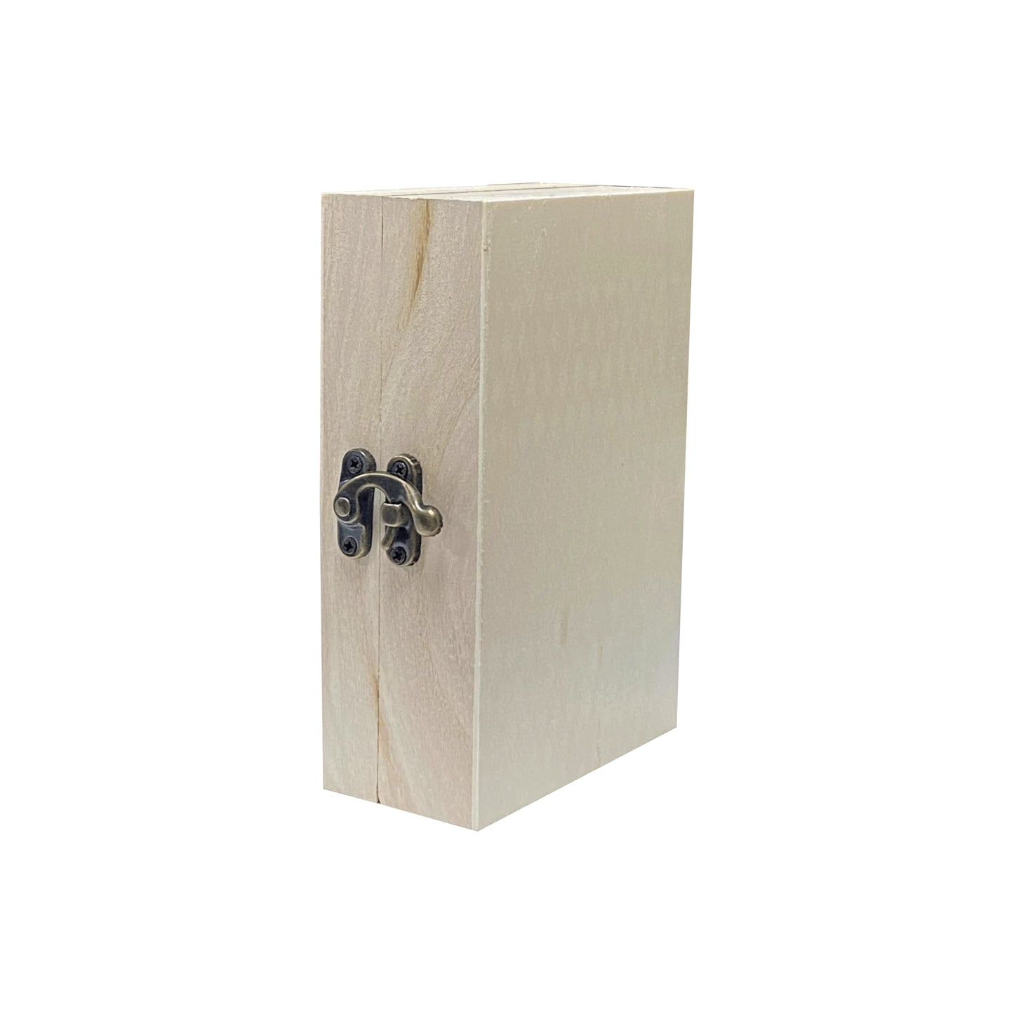 Cregugua 48-Pack Small Wood Box for Crafts 6"x4"x2" Unfinished Wooden Box with Lid Keepsake Box for Jewelry Storage DIY Crafts