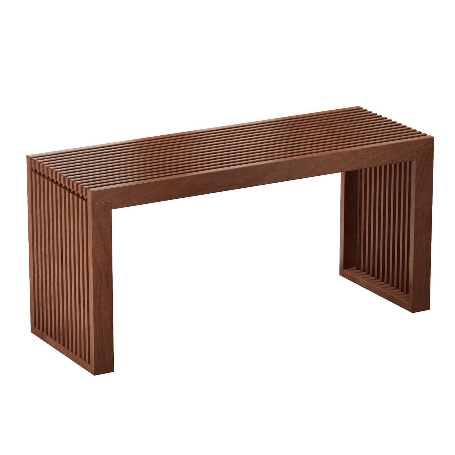 APRTAT Bamboo Dining Bench Indoor Long Entryway Shoe Rack Bench,Outdoor Modern Wood Benches 35 Inch Bamboo Bench for Living Room Hallway Bedroom Bathroom