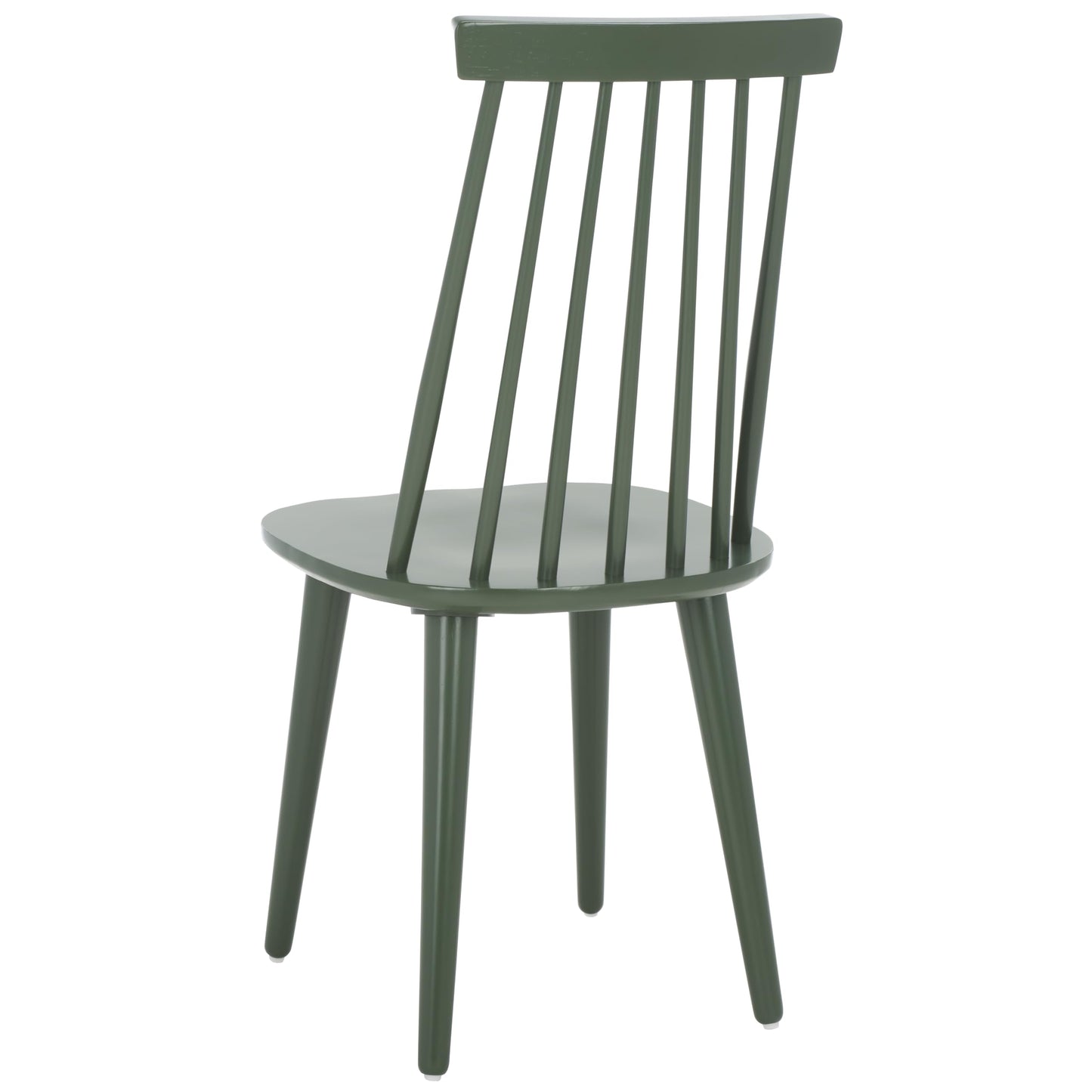 SAFAVIEH Furniture - Burris Side Chair Set of 2 - Dusty Green - Solid Wood - Modern Clean-Line Design - Ideal for Dining Room, Kitchen, Living Room, 17.7" Seat Height (AMH8511H-SET2)