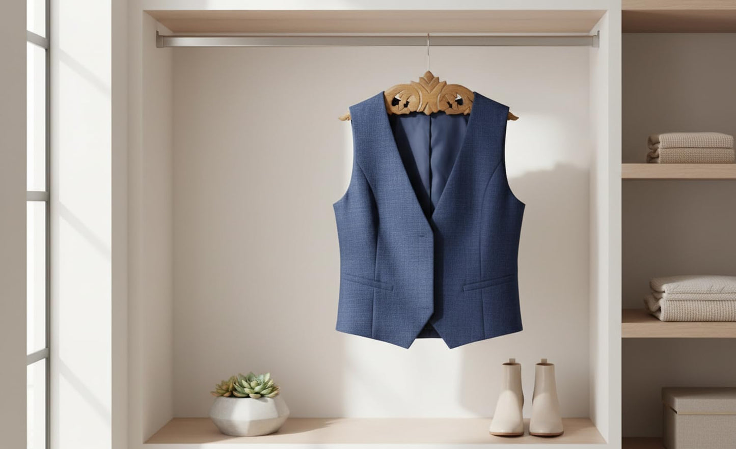 Handmade Vintage Wooden Wedding Suit Jacket Tuxedo Shirt Coat Clothes Hanger for Groom & Bridal Wedding Dress Non Slip Smooth Finish Swivel Hook Bridal Shower Party Favor Gift Ideas