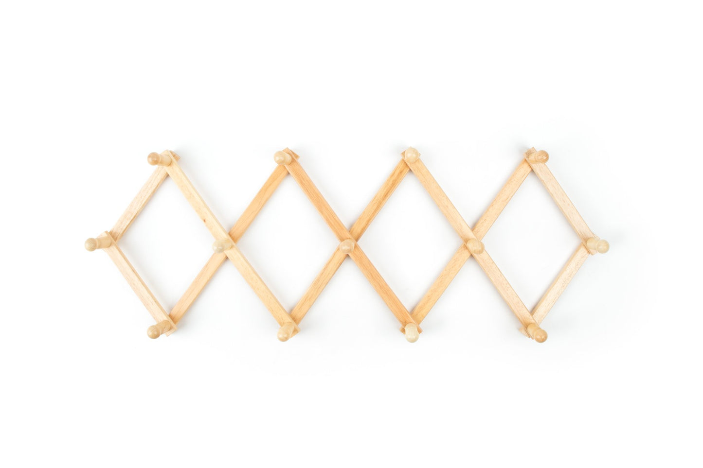Fox Run Expanding Beechwood Coffee Mug Wall Rack