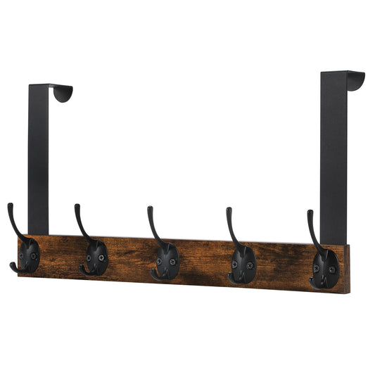 YINMIT Over The Door Hooks, Wooden Door Hanger, Door Hanger Hook, Over The Door Towel Rack, Door Coat Hanger, Door Coat Rack, Door Hooks for Hanging Towels, Clothes, Hats