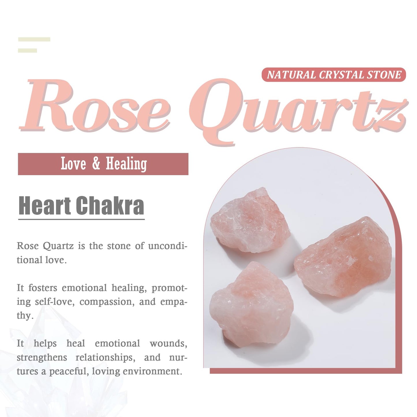 Nupuyai 1.97"-2.17" Natural Rose Quartz Crystal Ball with Wooden Stand, Decorative Stone Sphere Sculpture Figurine for Home Office Tabletop Decor Reiki Healing Divination Feng Shui Tool