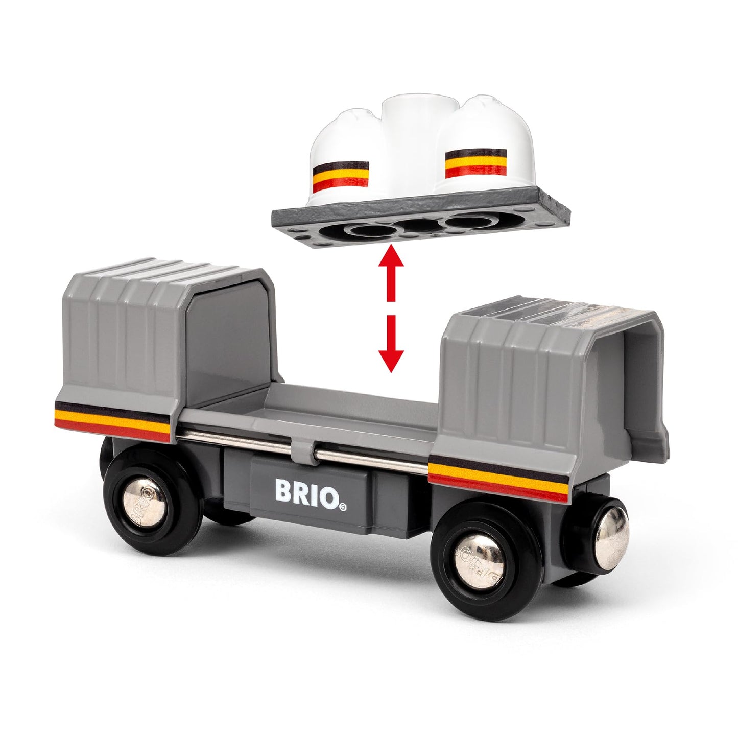 BRIO World – 36089 Trains of The World Santa Fe Train | Wooden Toy Train for Kids Aged 3 Years Up