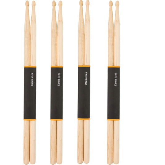 WOGOD 5A Drum Sticks Maple Drumsticks (four pair)