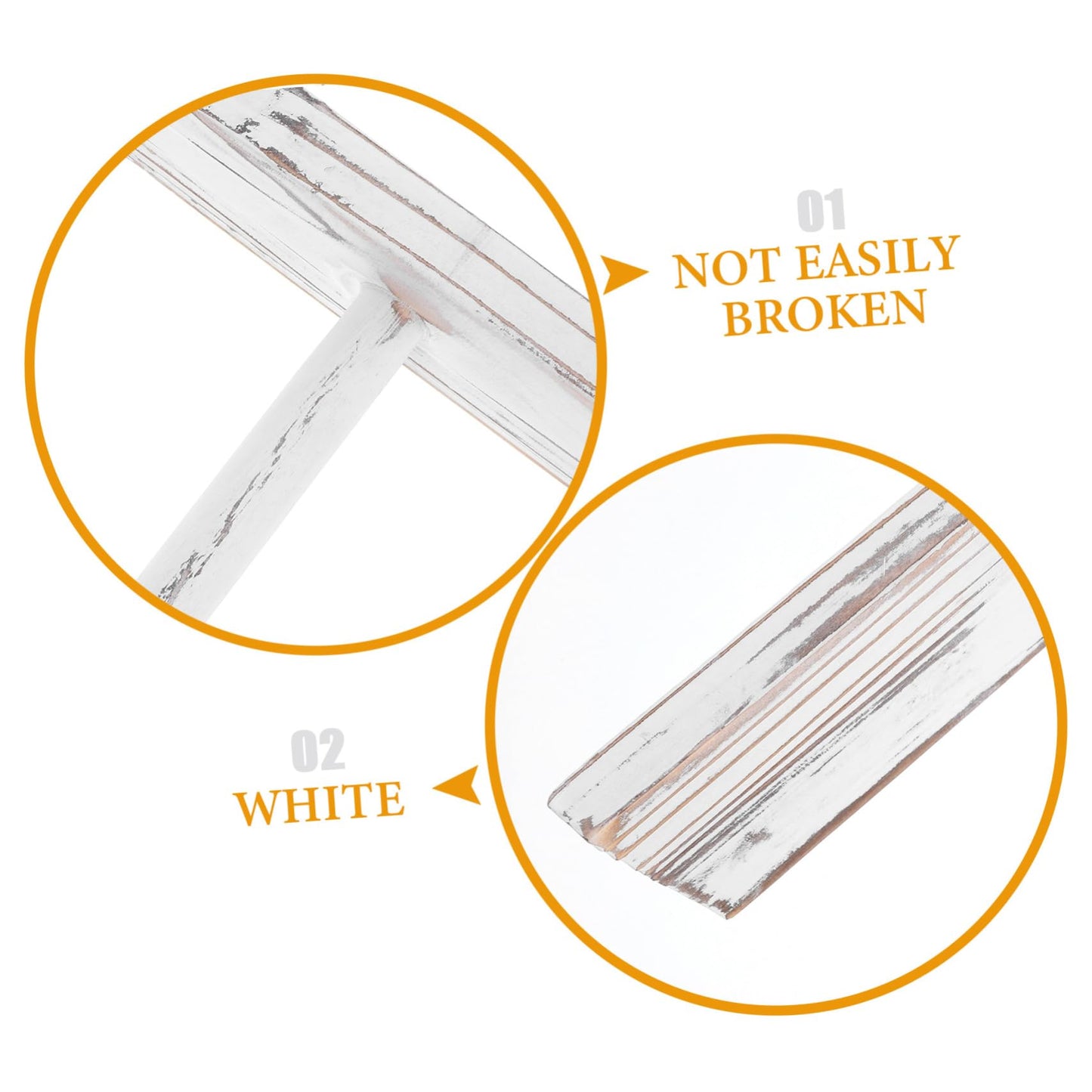 Happyyami Mini Ladder Towel Rack Farmhouse Decor Bathroom Wall Decor Small Ladder Towel Holder