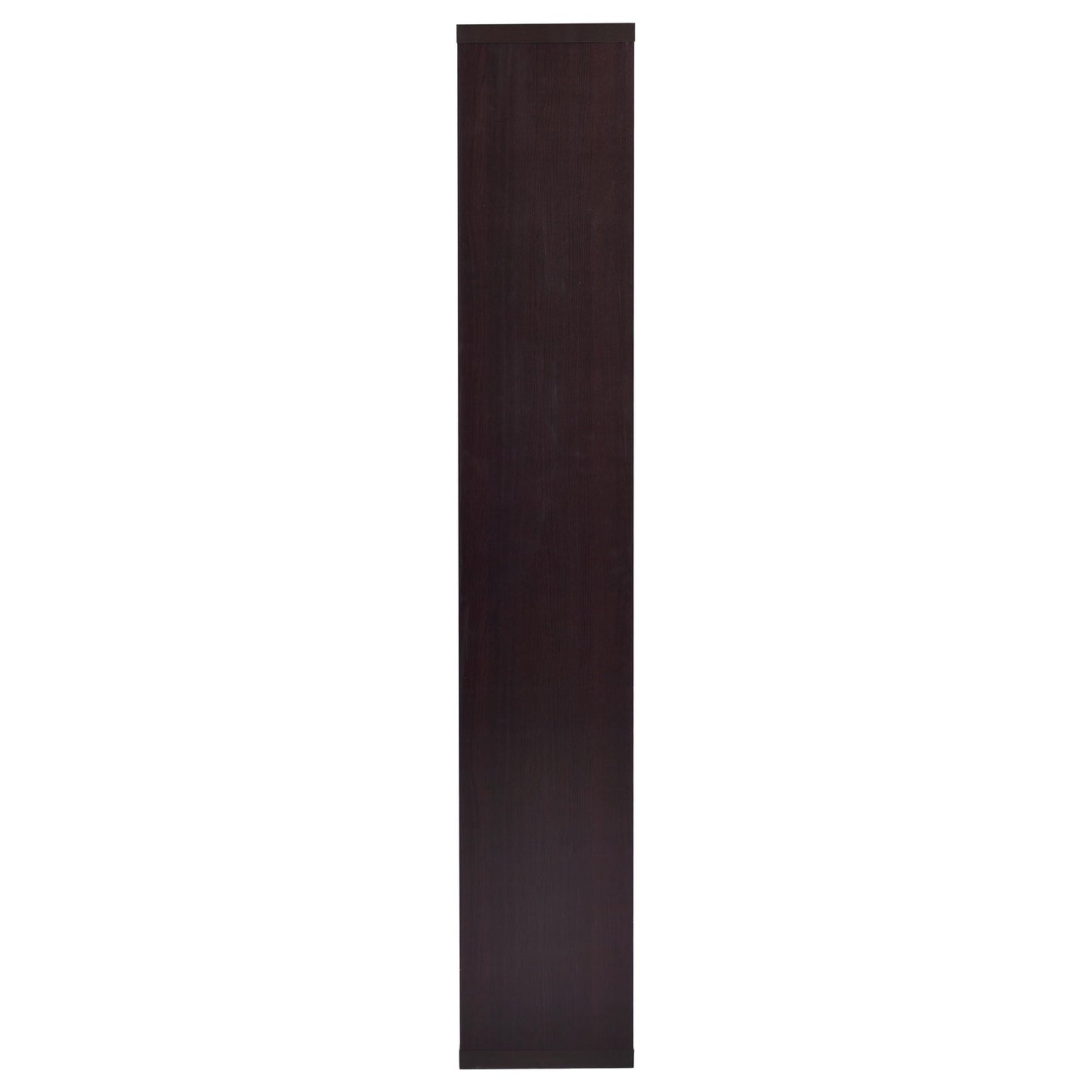 Coaster Home Furnishings - Theo - Wood - Geometric Bookshelf with Open Cubbies and Six Staggered Shelves - Home Office - 71-Inch - Cappuccino - 800264