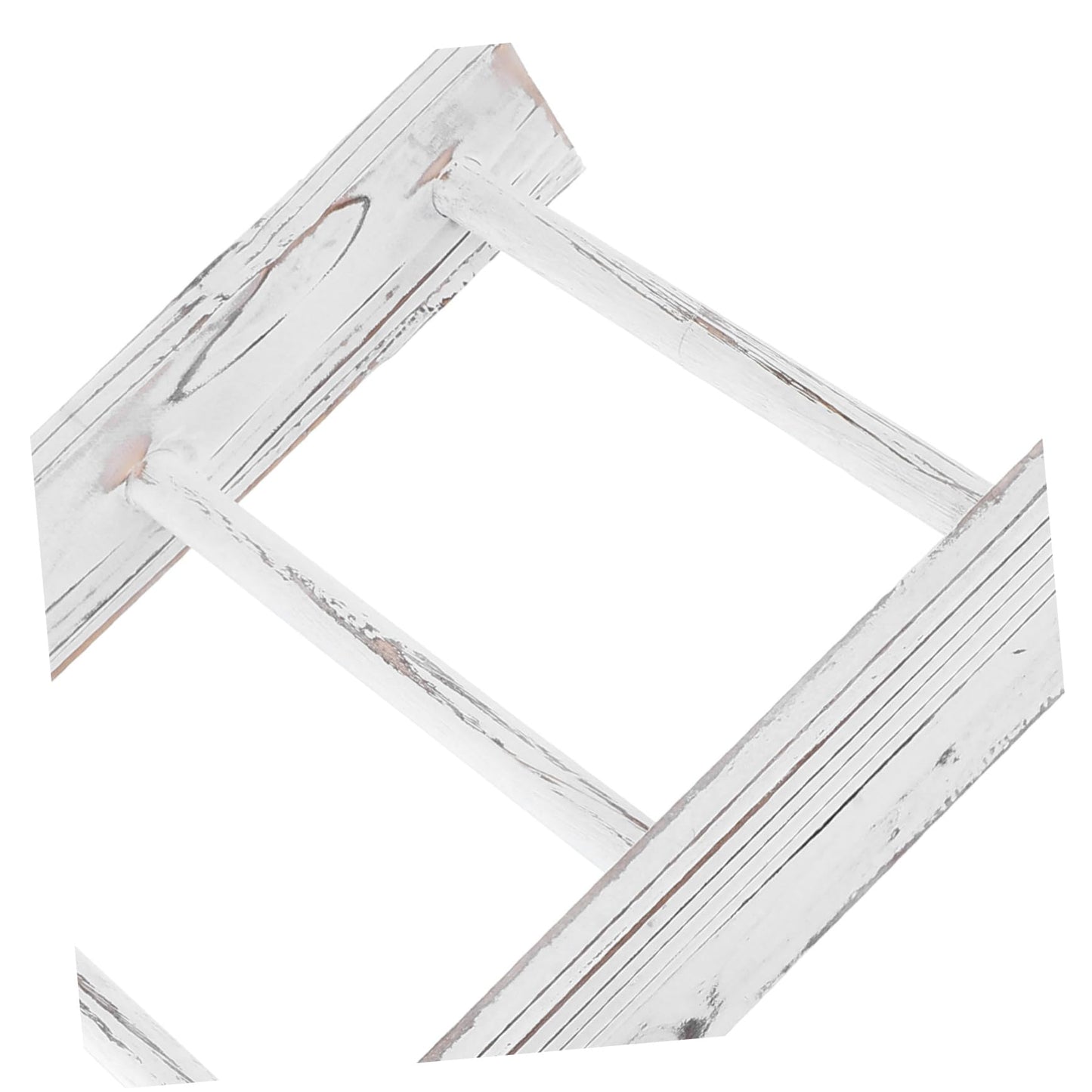 Healifty Mini Ladder Towel Rack Farmhouse Bathroom Wall Decor Chic Rustic Bathroom Towel Holder