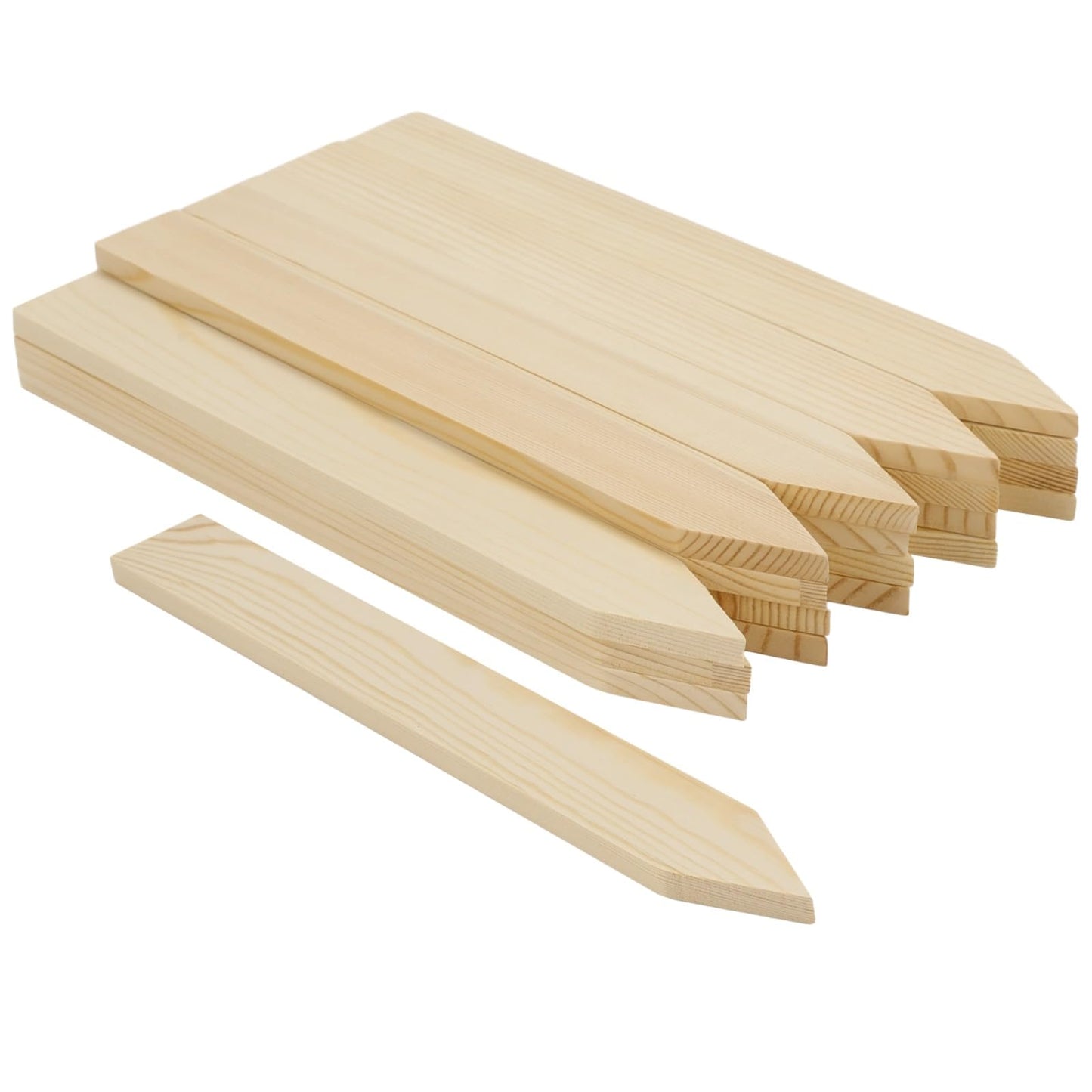 20 PCS Wooden Garden Stakes, 11.4 in Pointed Wood Stake for Plant Support, Survey Stake for Yard Marking, Sign Posts, Silt Fence Stakes for Landscaping Garden Farm Construction Use
