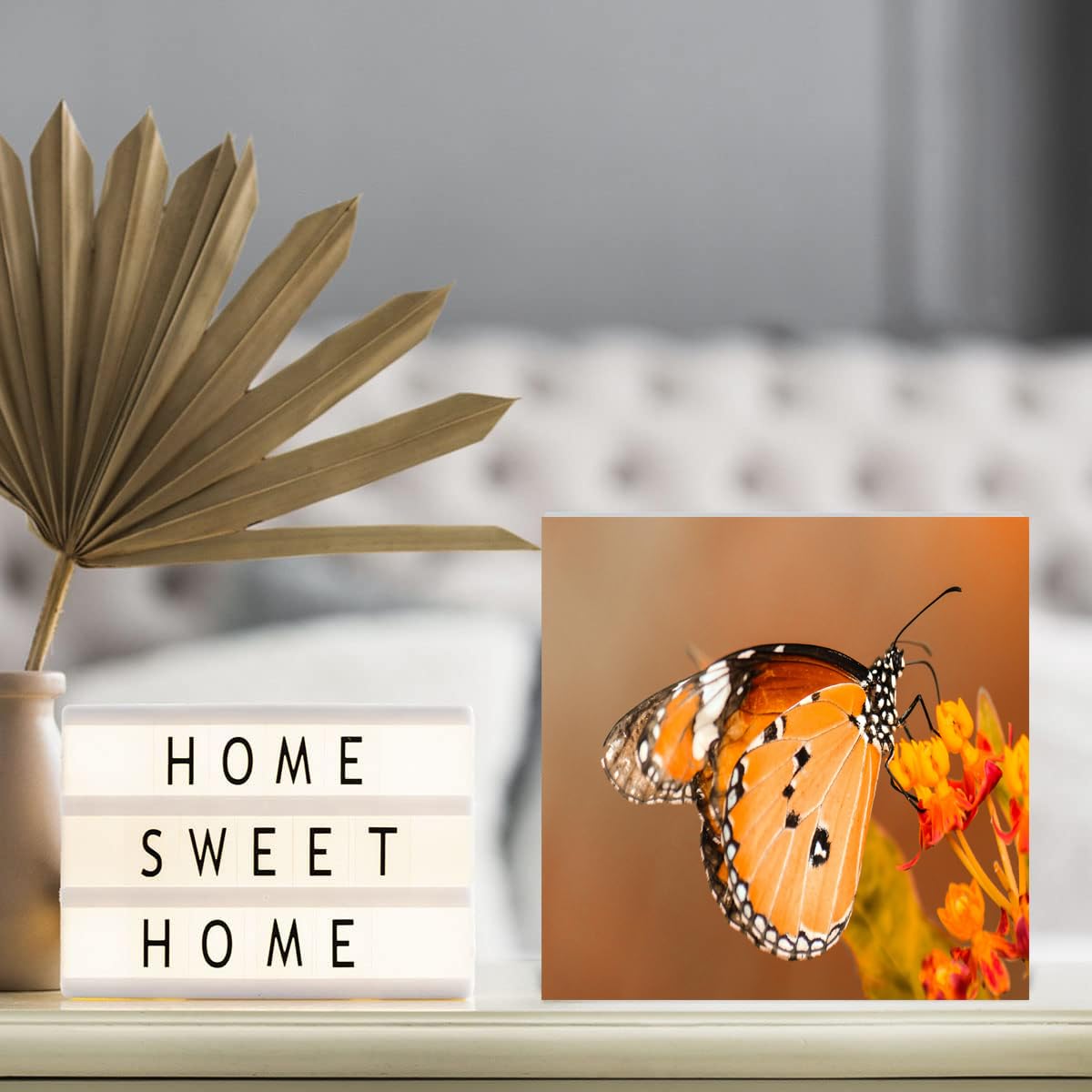 CosrKee 7x7 Inch Desk Decor Rustic Wooden Box Sign for Home Office Cubicle Shelf Tabletop Sitter Counter Living Room Bedroom Kitchen Garage Centerpiece Coffee Bar Pub, style-12