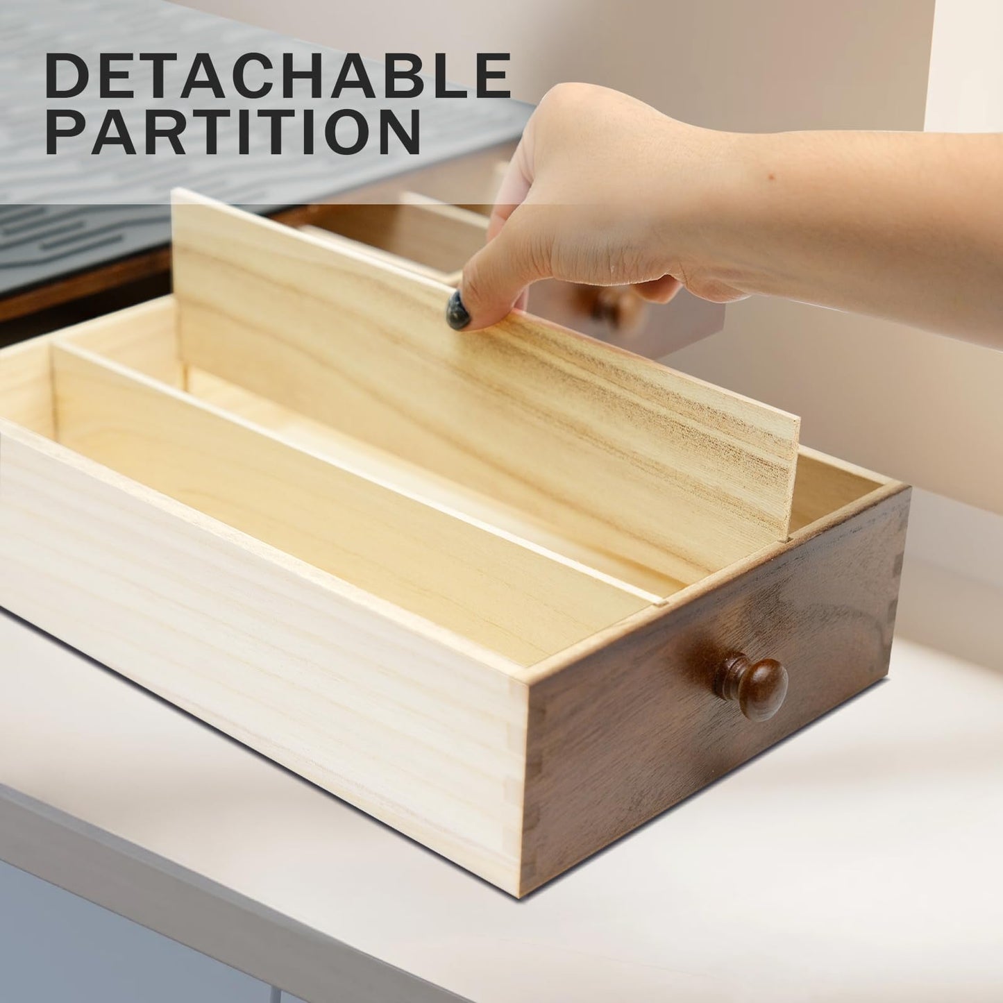 Coffee Pod and K-cup Holder Drawer Organizer, 15.3"L x 11.2"W x 3.3"H