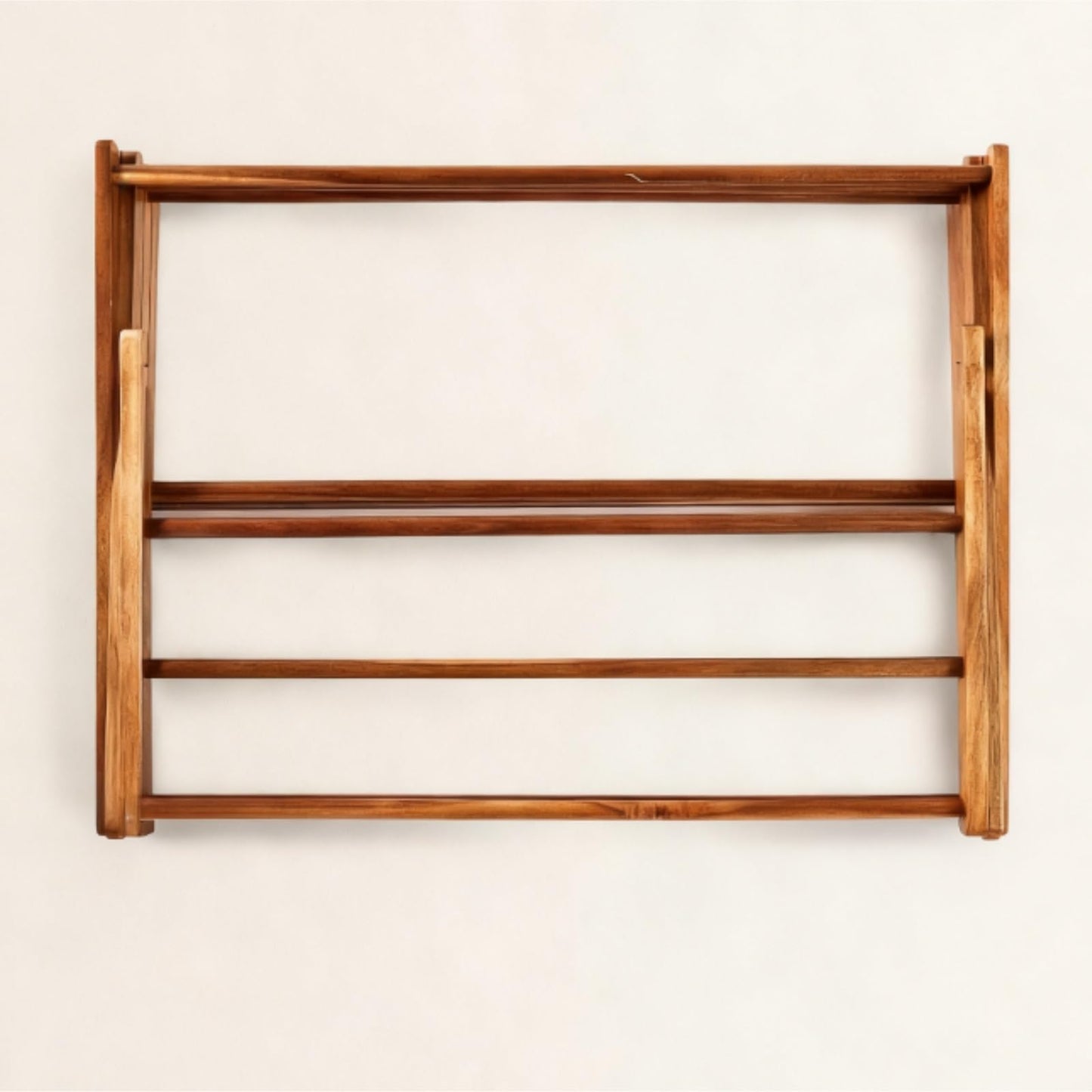 NMGMJQ Wooden Foldable Clothes Drying Rack Clothing Towel Organizer Easy Assemble