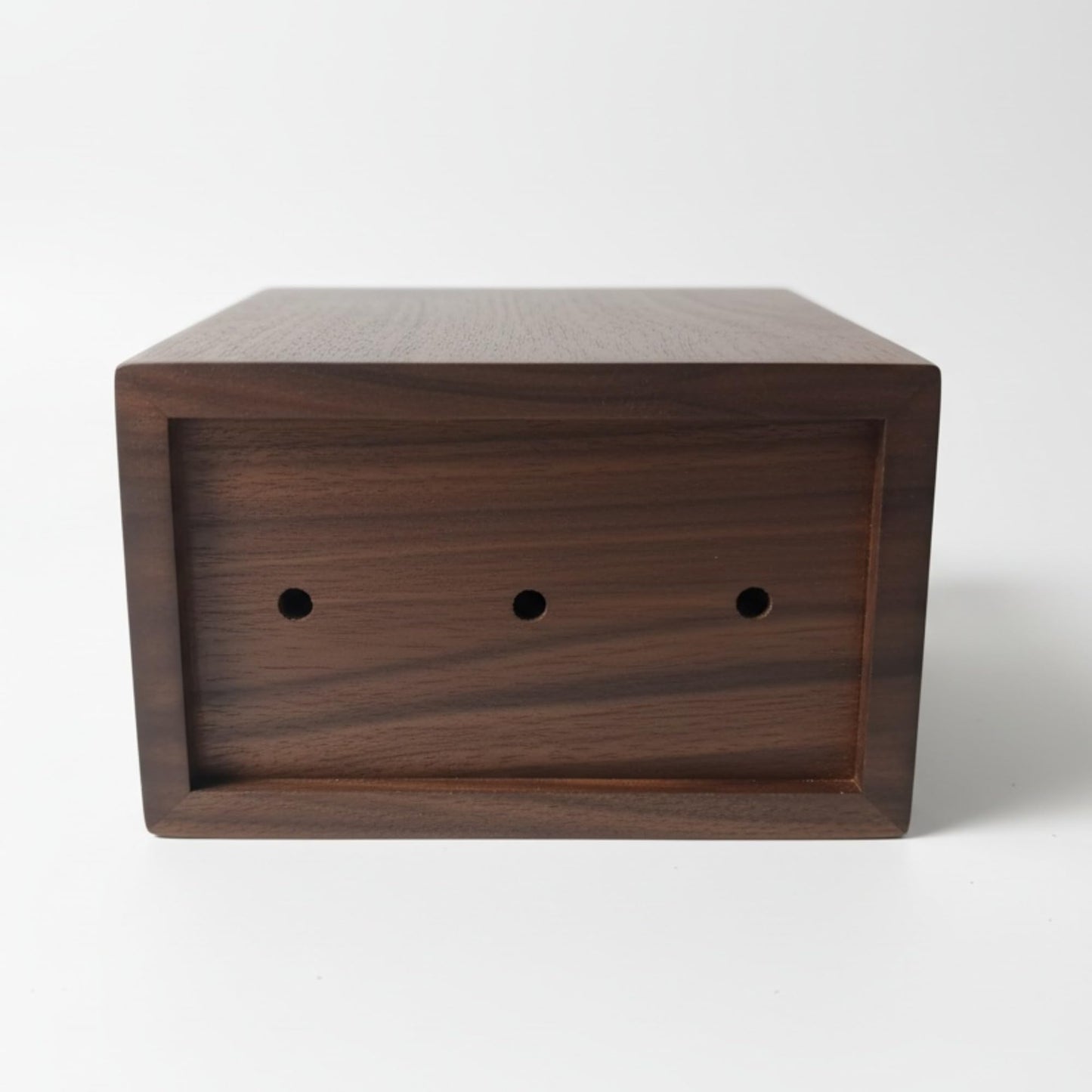 IVE Design Walnut Utensil Holder for Kitchen Wood Utensil Crock Wood Utensil Holder