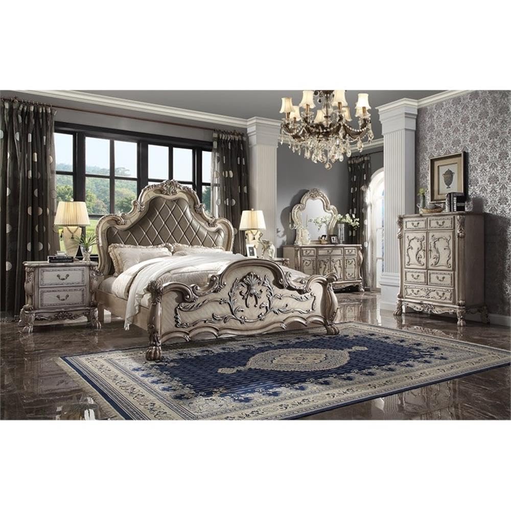 Acme Dresden Dresser in Vintage Bone White