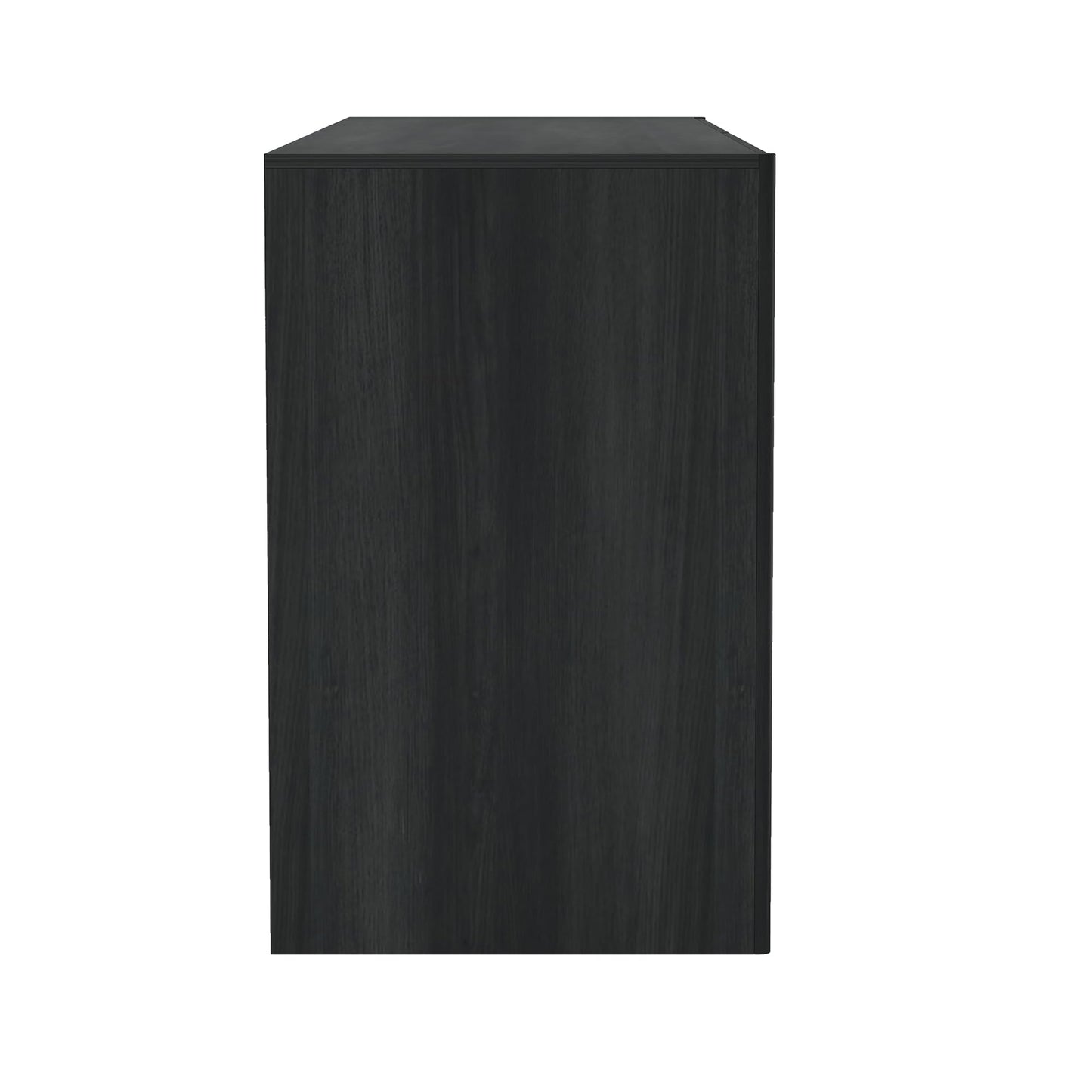 Manhattan Comfort Linda Double Wide Modern Dresser for Bedroom with 6 Storage Drawers – 72" Long Wooden Cabinet for Closet Essentials and Clothes Organization, Home Furniture, Charcoal Grey