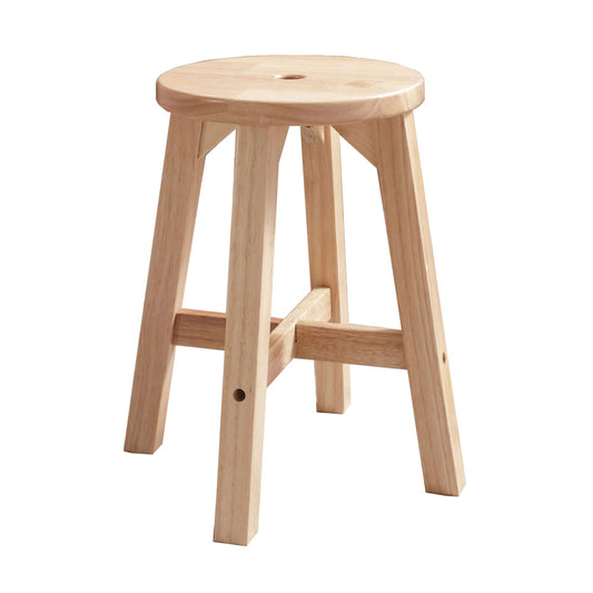 Lestar H18 Wooden Stool, Solid Wood Round Stools