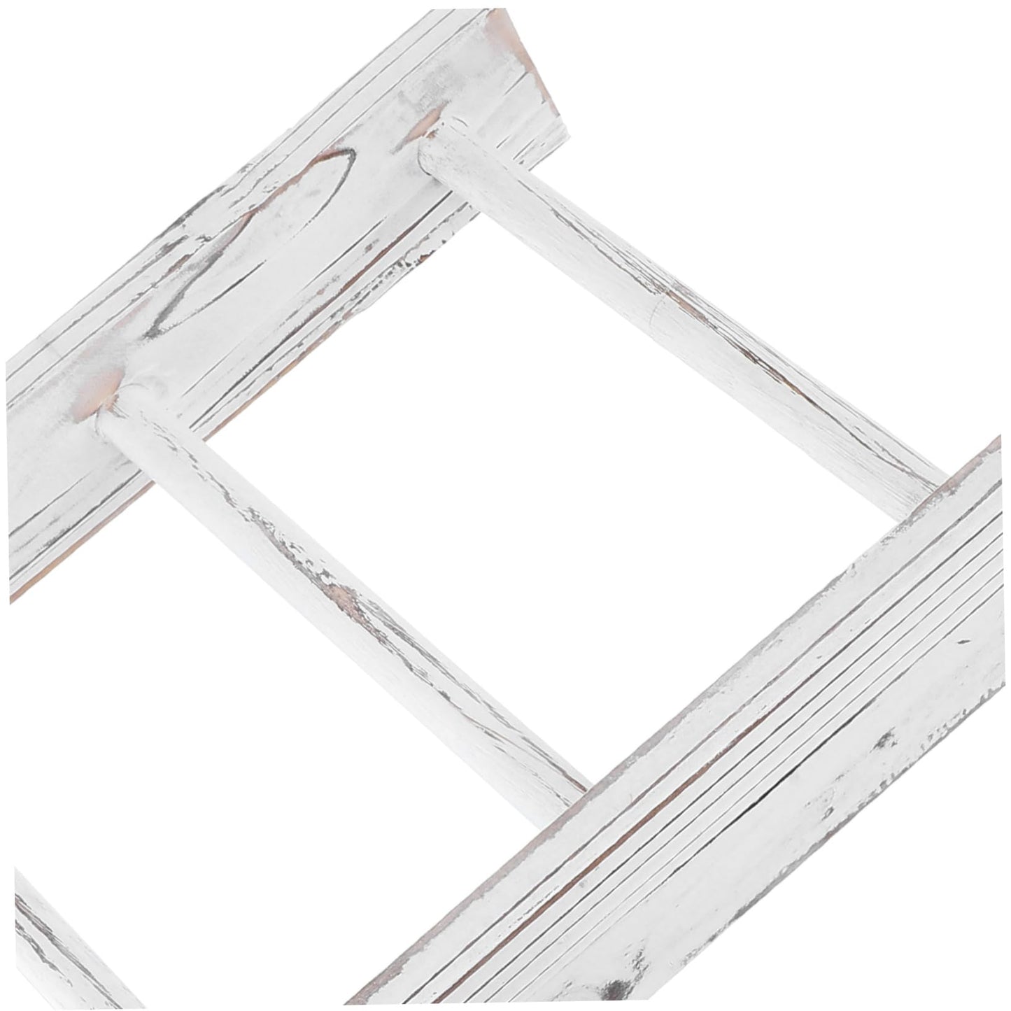 BUGUUYO Mini Ladder Towel Rack Rustic Bathroom Decor Farmhouse Bathroom Accessory Towel Drying Rack White