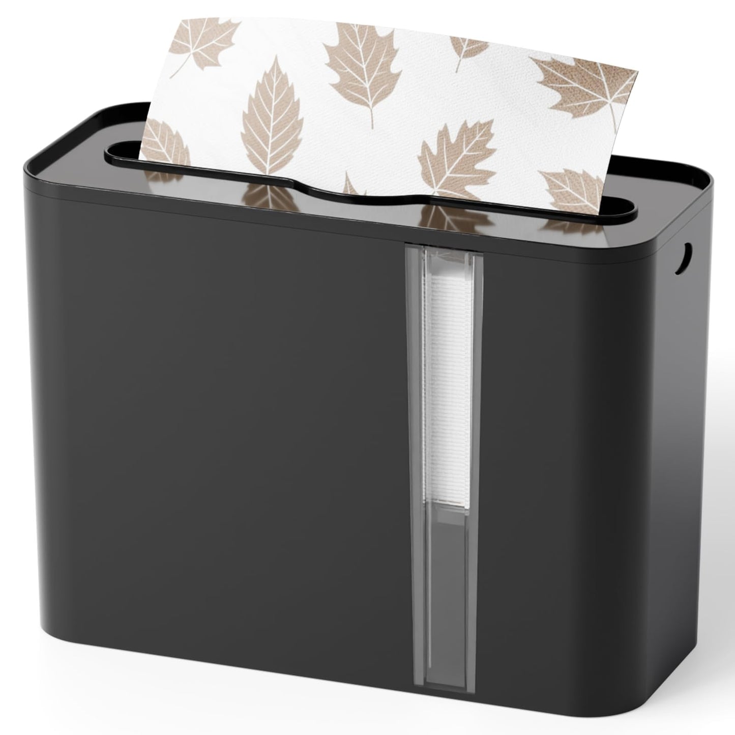 Yieach Touchless Paper Towel Dispenser for Countertop,Home,Bathroom and Kitchen,Black Commercial Multifold Paper Towel Dispenser for Z-fold,Folded,Trifold,Napkin,C fold,Tri Fold Hand Towels Holder