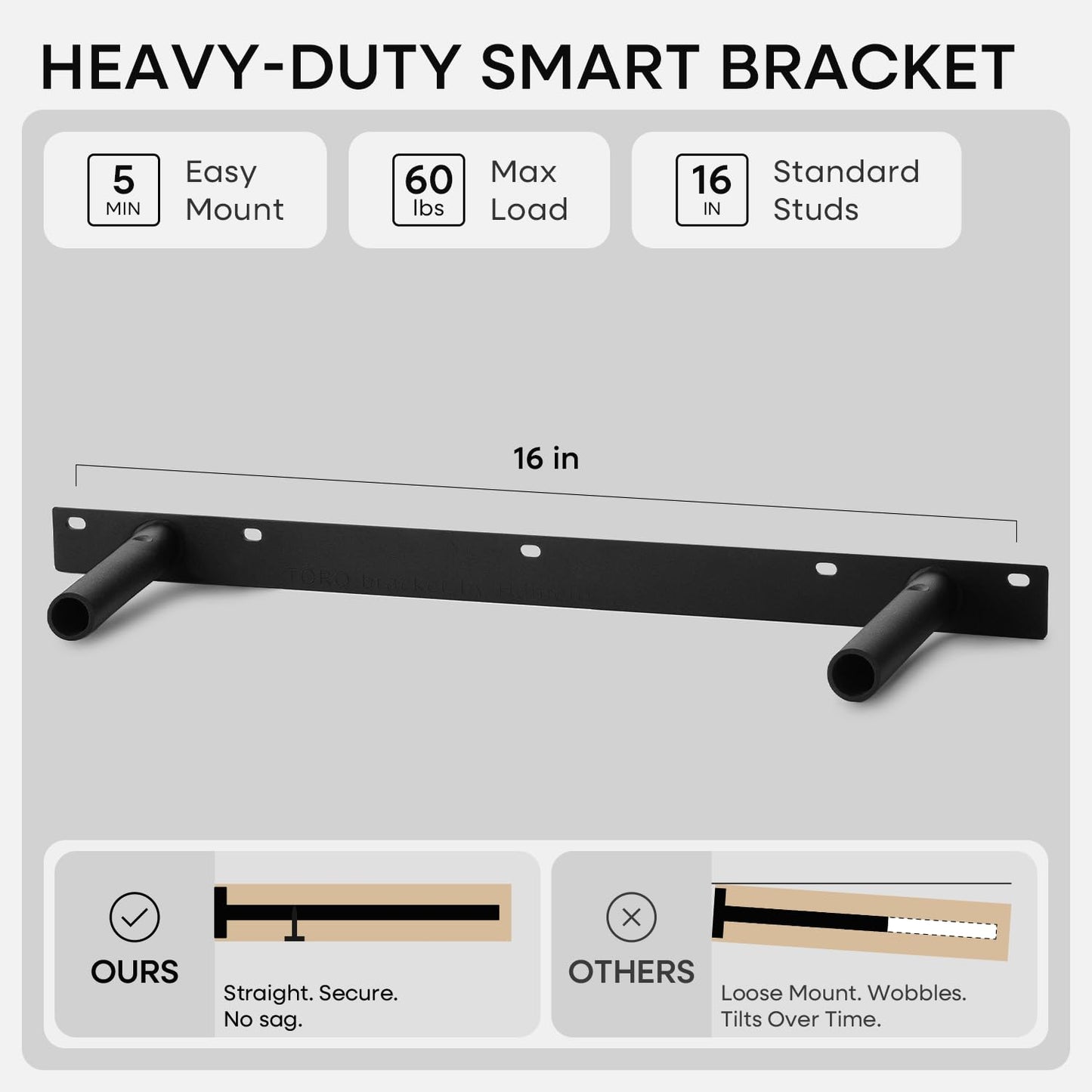 Homeforia 24inch Oak Floating Shelf for Wall, High End Solid Real Wood 24 inches Long Floating Shelves for Bathroom, Honey Oak Wooden Floating Shelves, Heavy Duty Bracket, 24 X 6.5 X 1.75 in, Set of 4