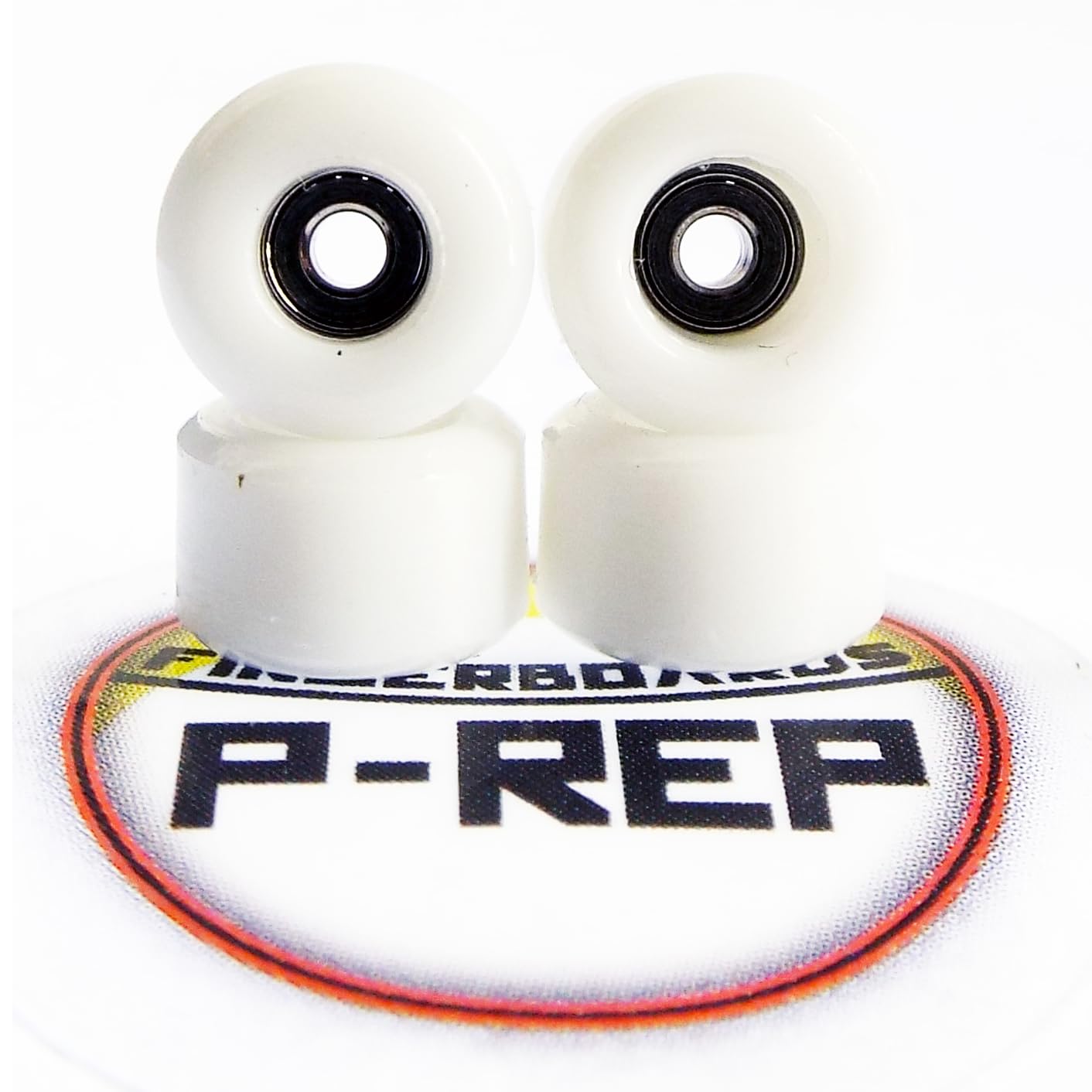 P-REP V2 Pro Performance Complete Wooden Fingerboard kit with Urethane Wheels and Bushings 34mm - Smell the Rainbow