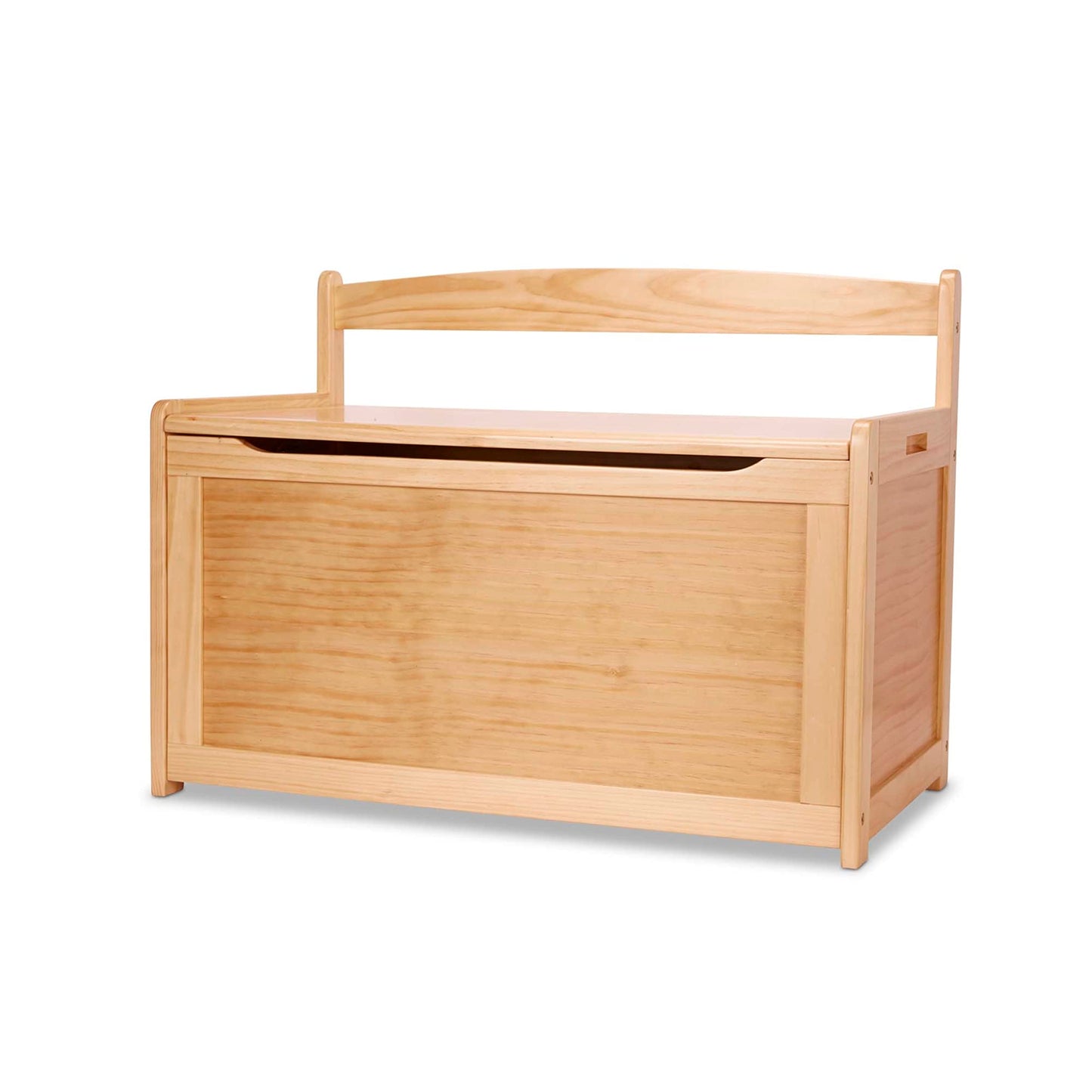 Melissa & Doug Wooden Toy Chest - Light Wood Furniture for Playroom, Blonde Kids Toy Box, Wooden Box Storage Organizer, Children's Furniture Chest