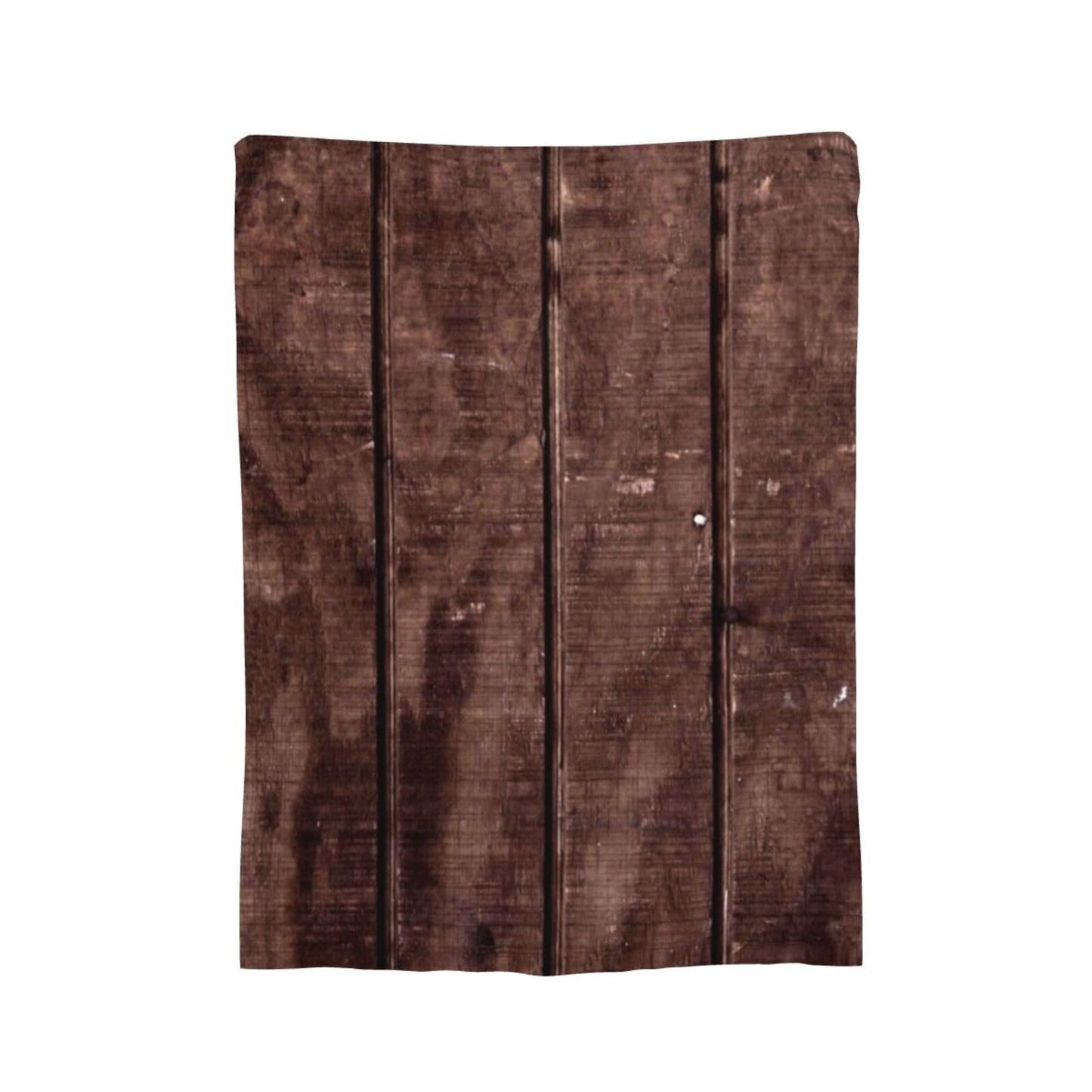 60"X50" Wooden Plank Texture Soft Flannel Blanket - Lightweight and Quick Drying, Used for Home, Travel, Camping