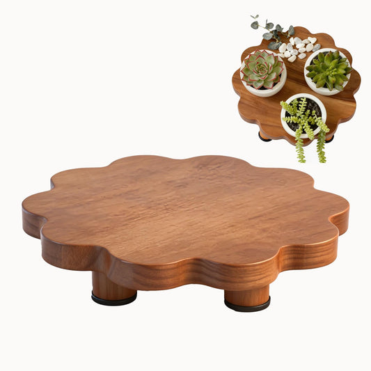 Wooden Tray, 10" Rustic Decorative Wood Soap Tray for Kitchen and Bathroom Counter Organizer Natural Wood Grain, Tidy up Cluttered Desktop, Enhance Decorative Space(2 Pack)
